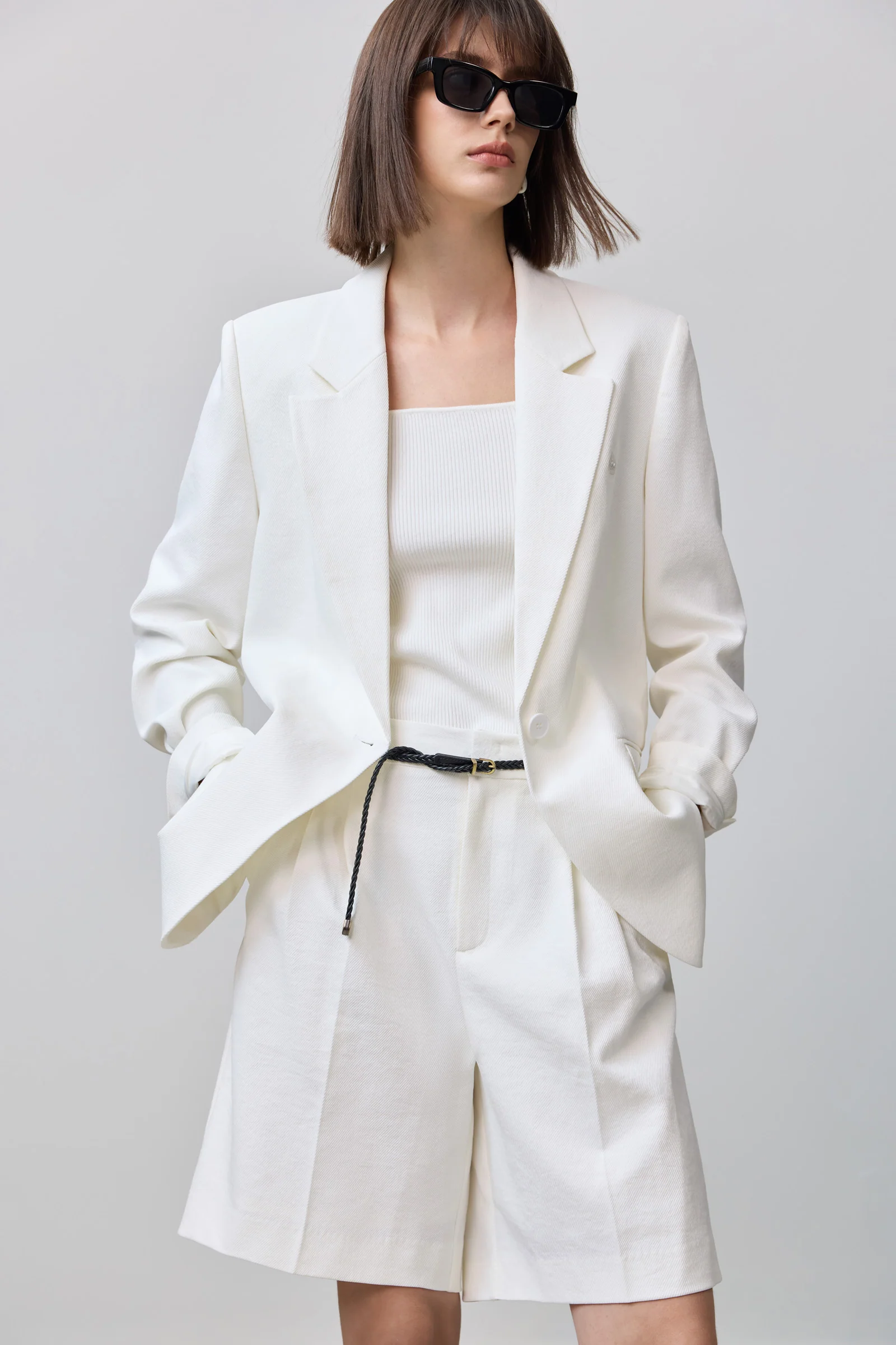 LILY Structured Shoulder Office Blazer - Image 5