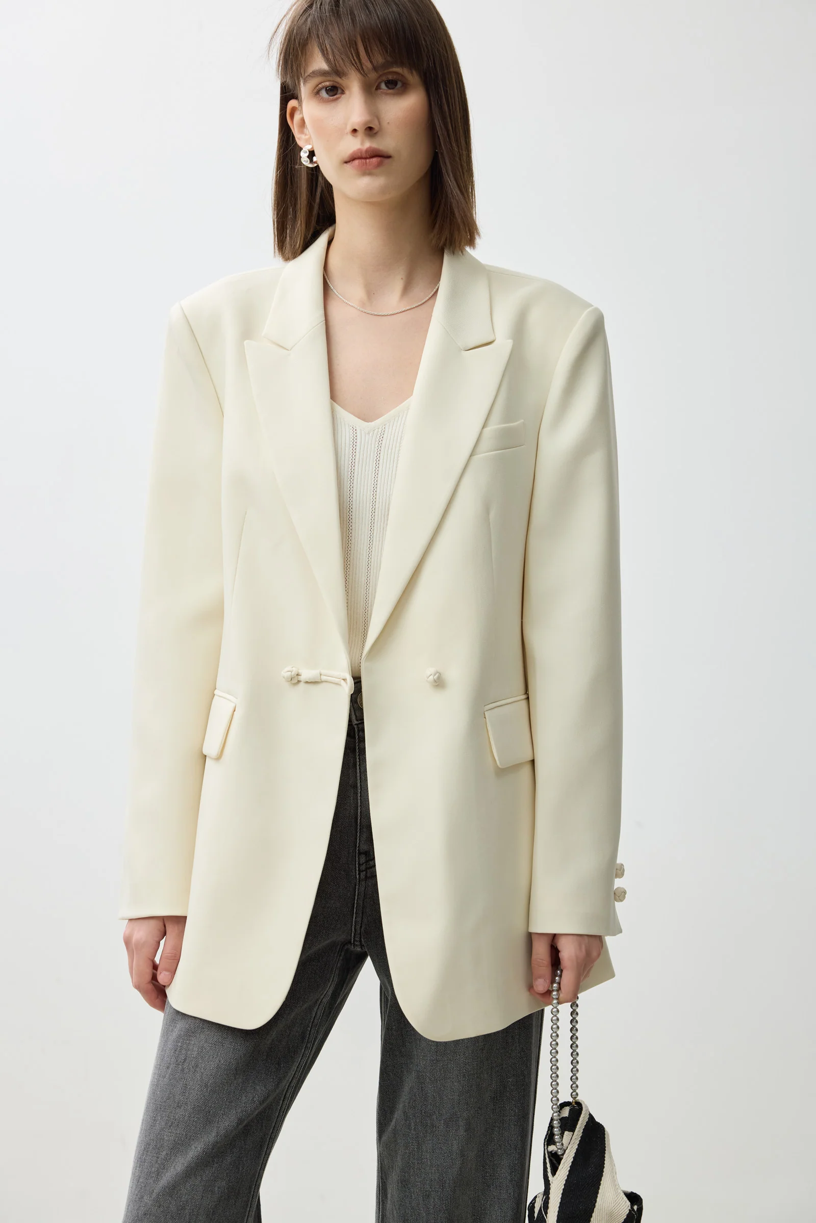LILY Frog Button Blazer - Image 4