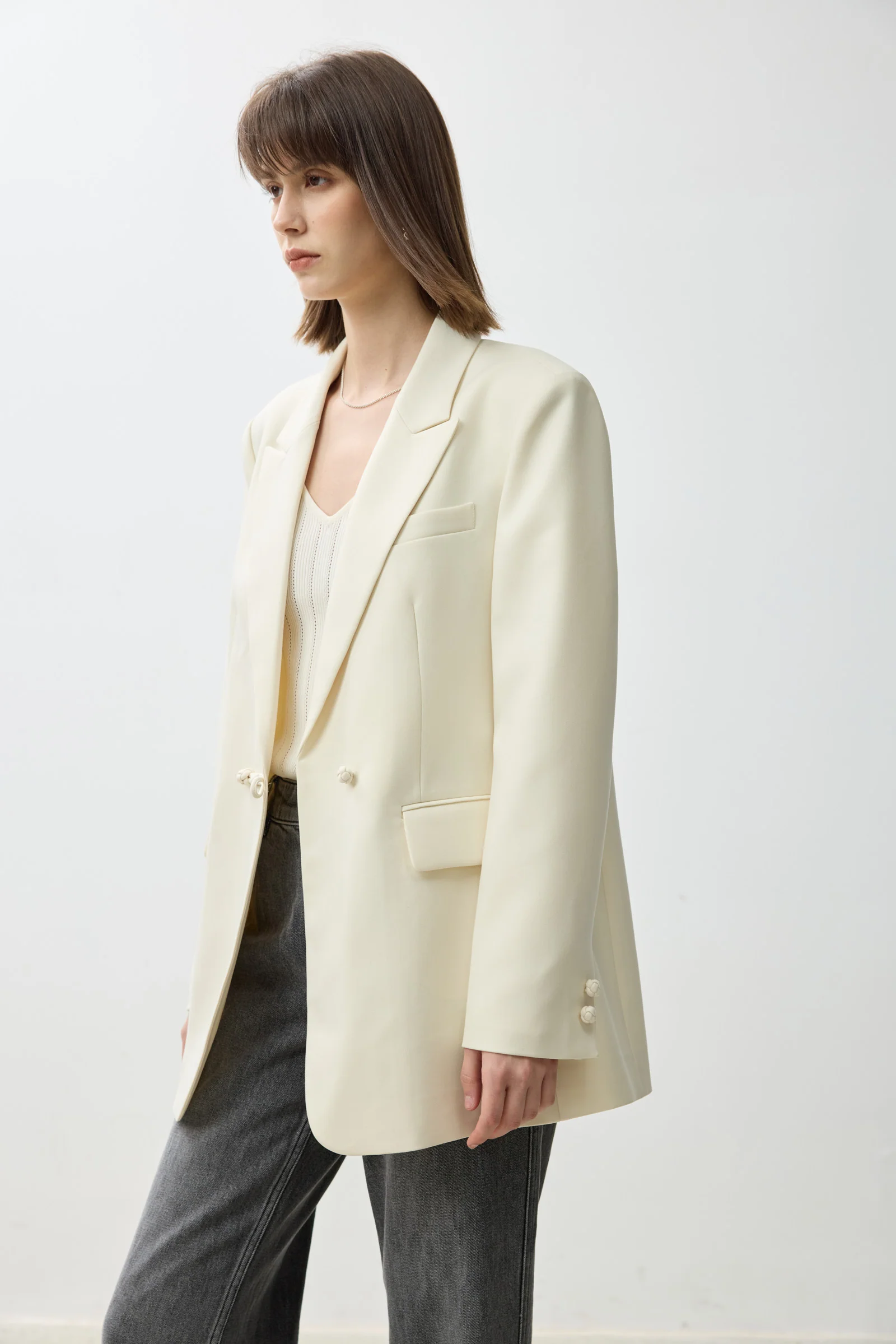 LILY Frog Button Blazer - Image 6