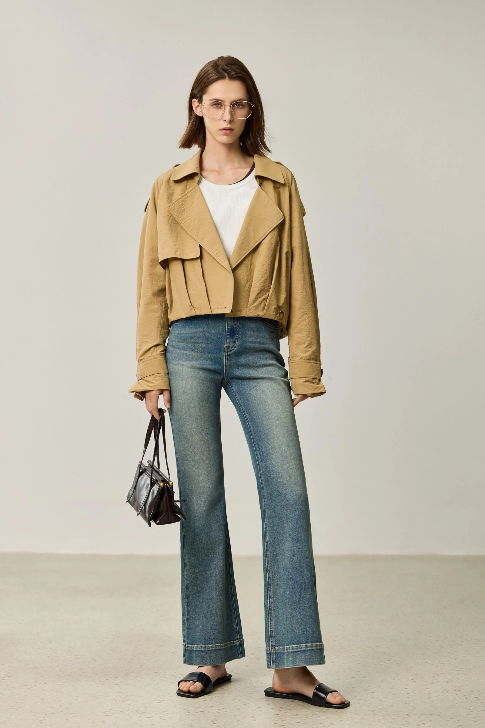 LILY Trench Collar Designer Jacket - Image 2