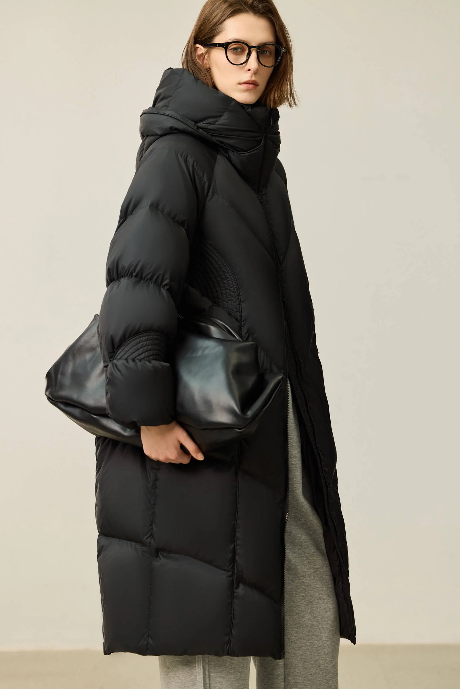 LILY Trendy Puffer Hooded 90% Down Jacket - Image 7