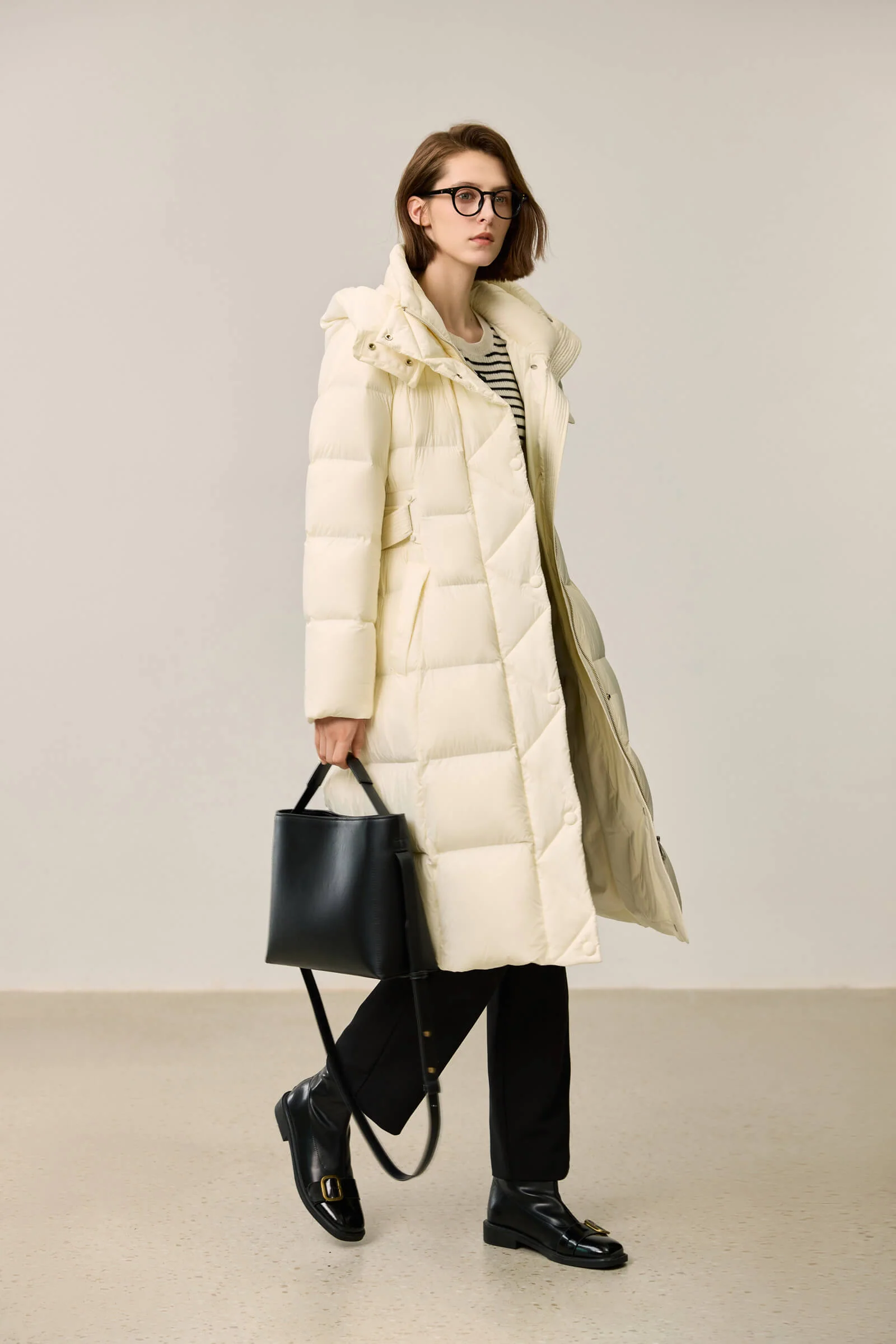 LILY Ultra-Light Urban X-Series Waist-Cinching Down Jacket - Image 10