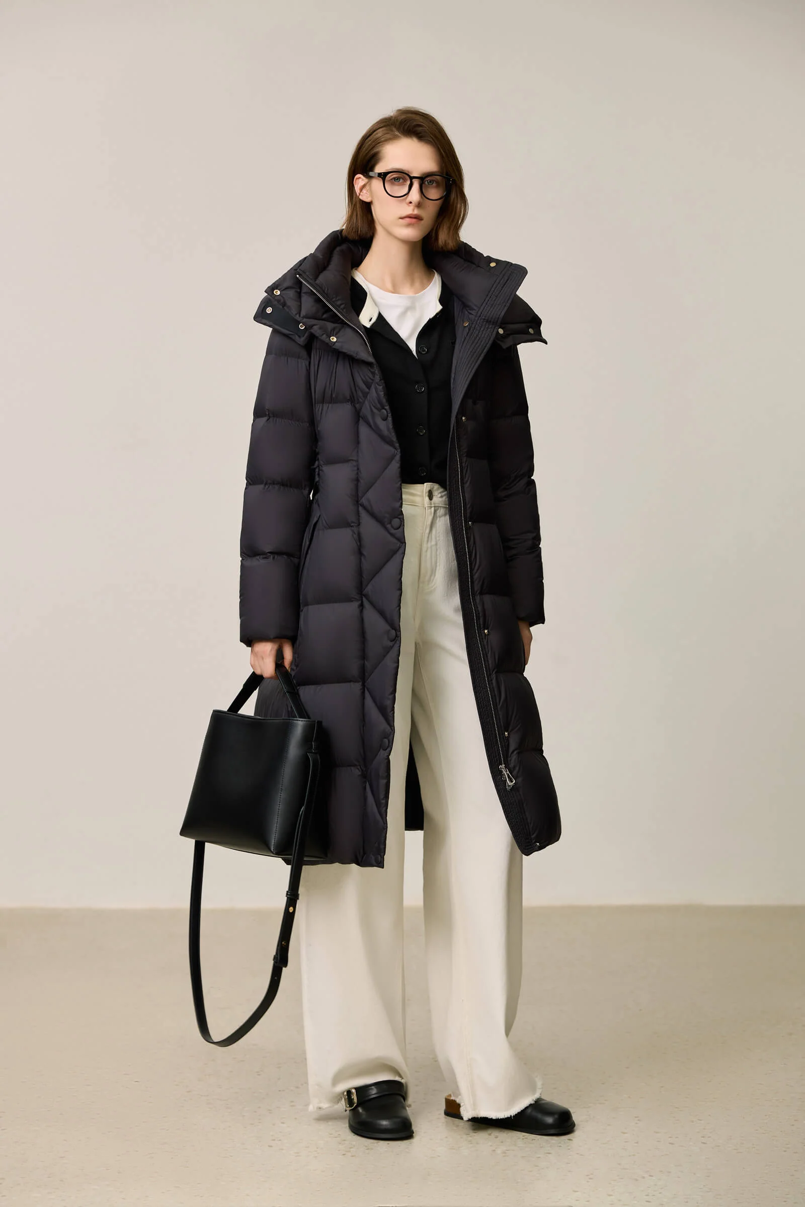 LILY Ultra-Light Urban X-Series Waist-Cinching Down Jacket - Image 2