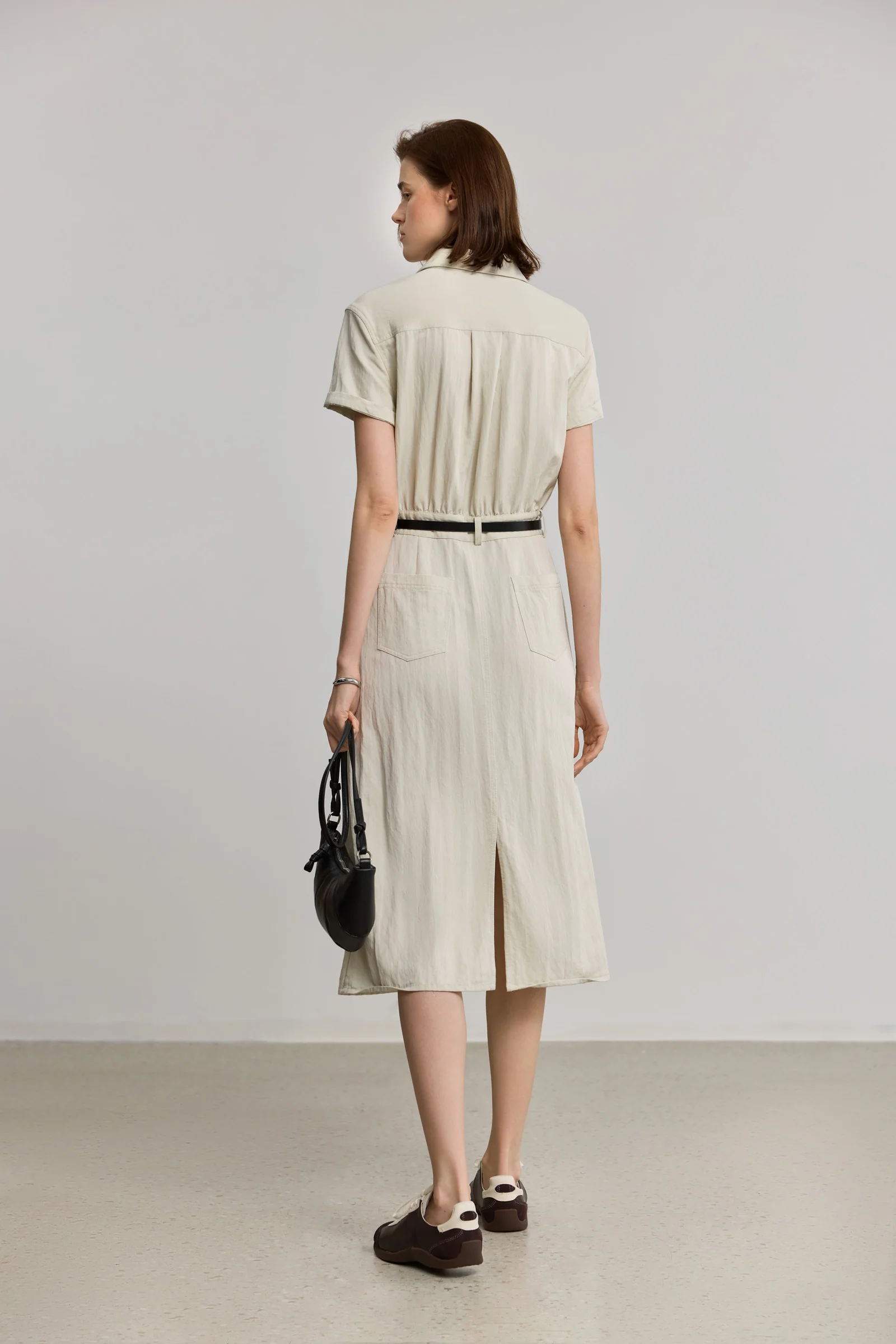 LILY Utility Zip-Up Collar Dress - Image 3