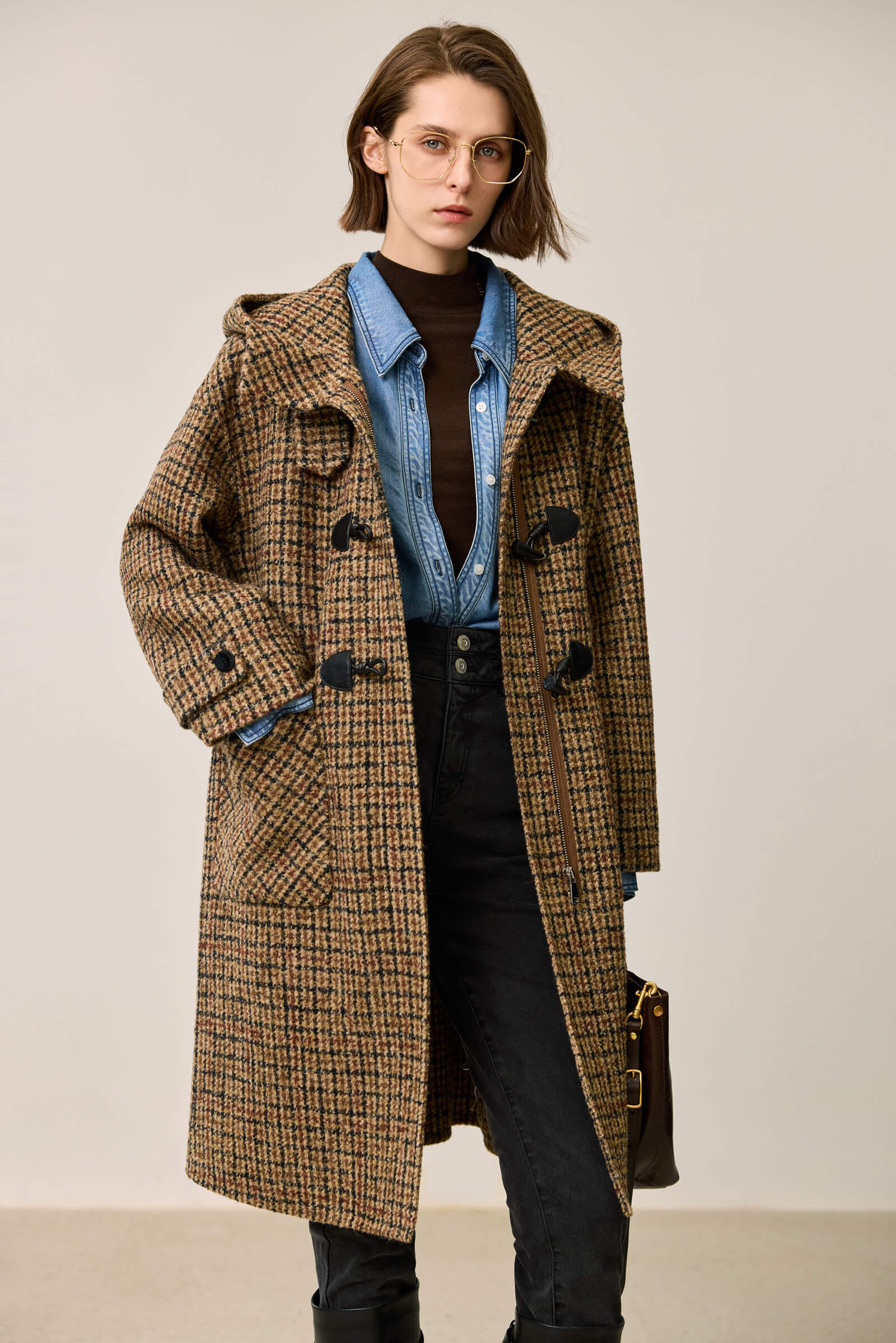 LILY Vintage Collegiate Wool Coat - Image 14
