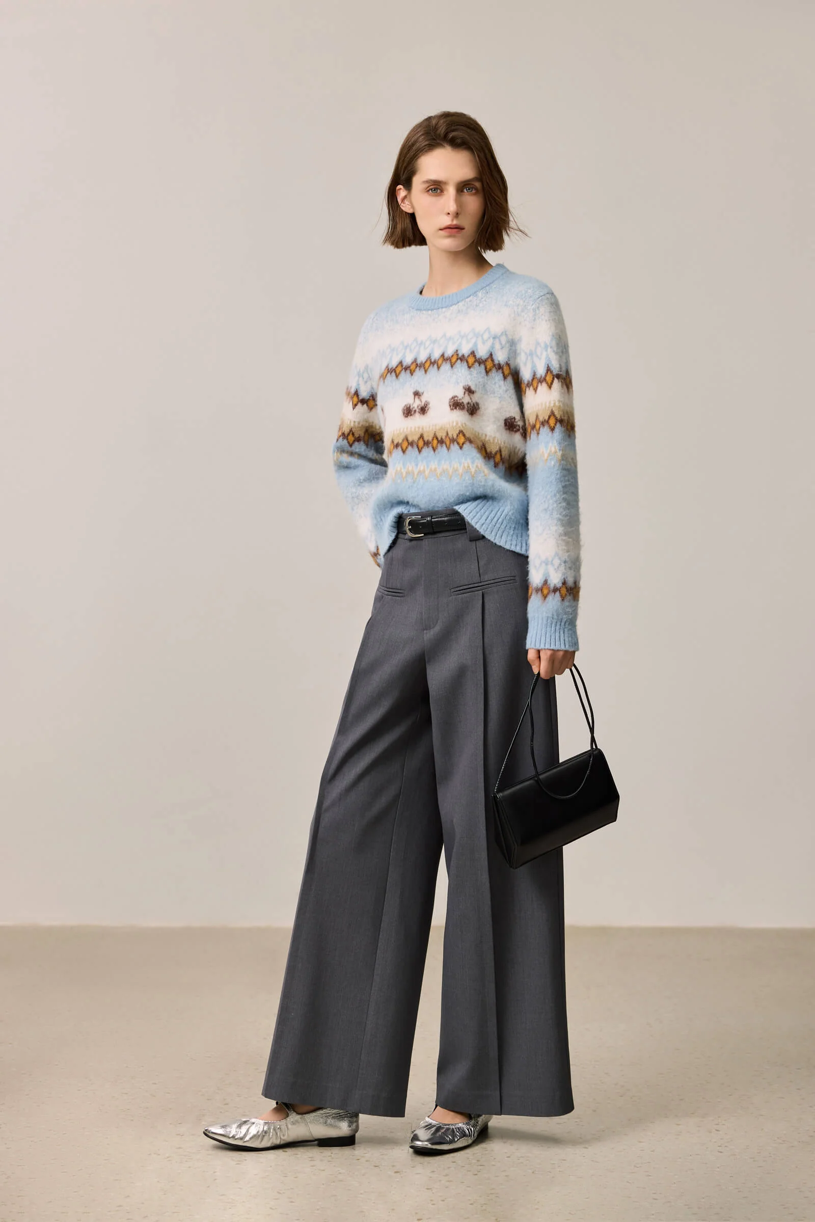 LILY Vintage Fair Isle Knit Sweater - Image 11