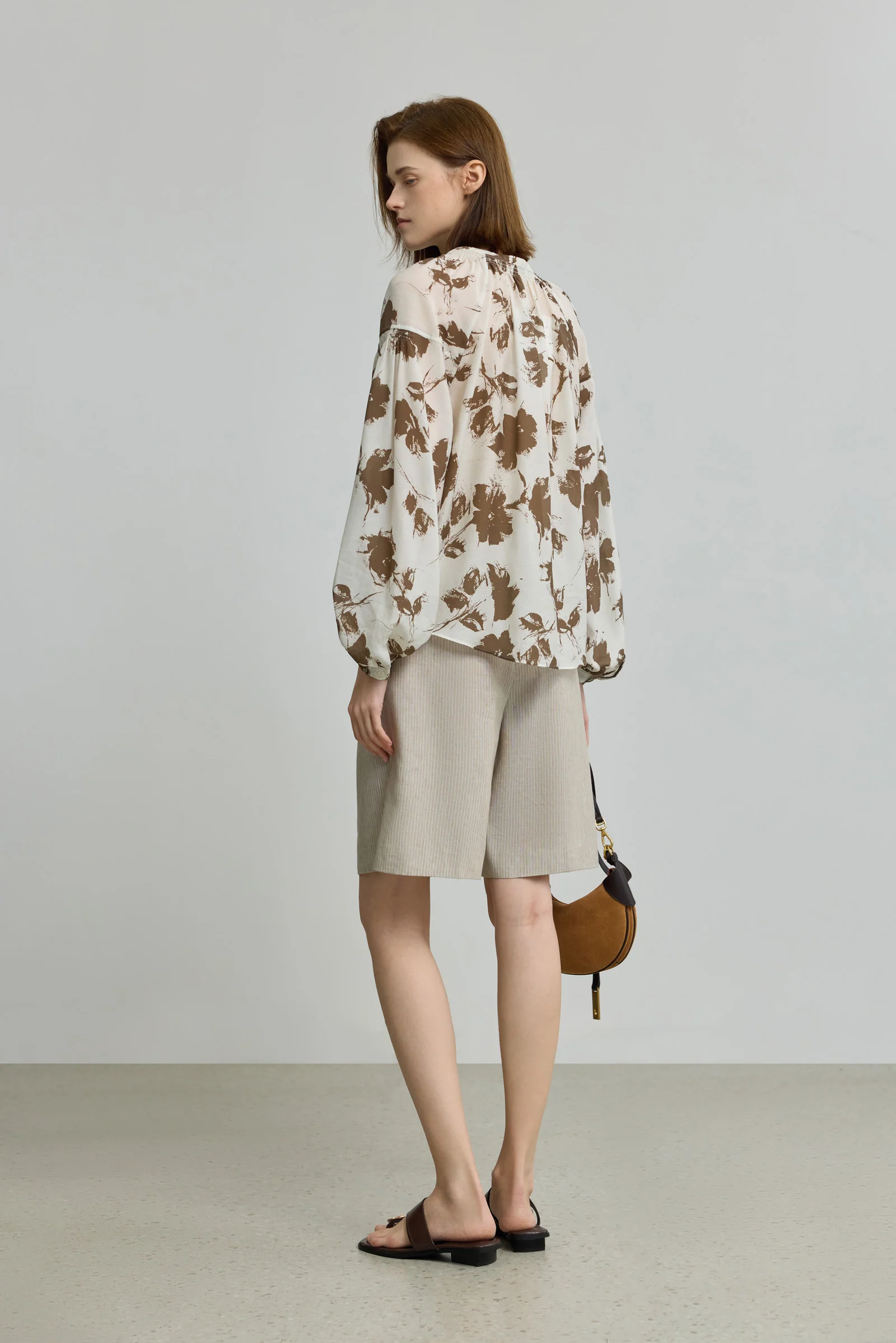 LILY Vintage Print Relaxed Pullover Top - Image 4