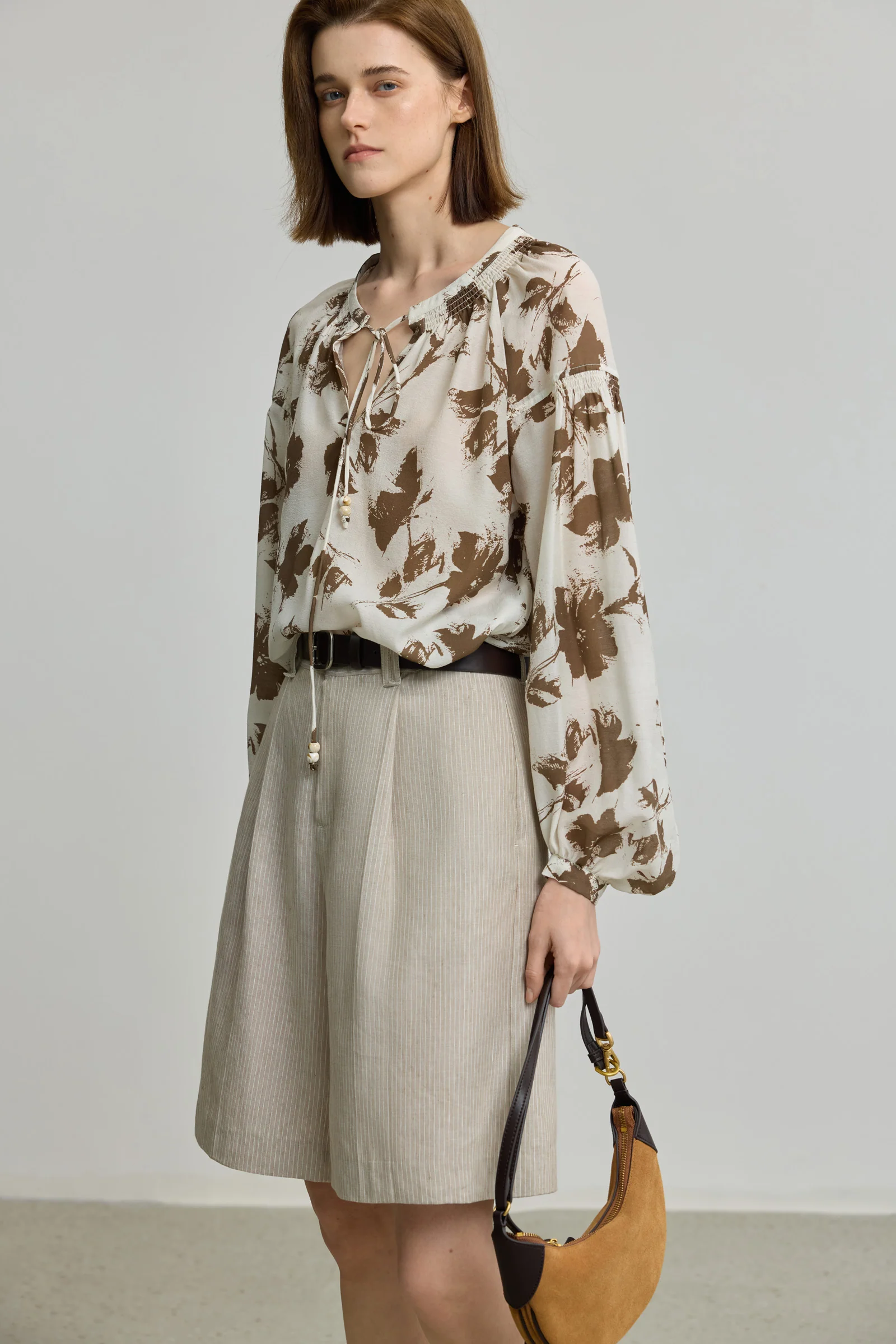 LILY Vintage Print Relaxed Pullover Top - Image 6