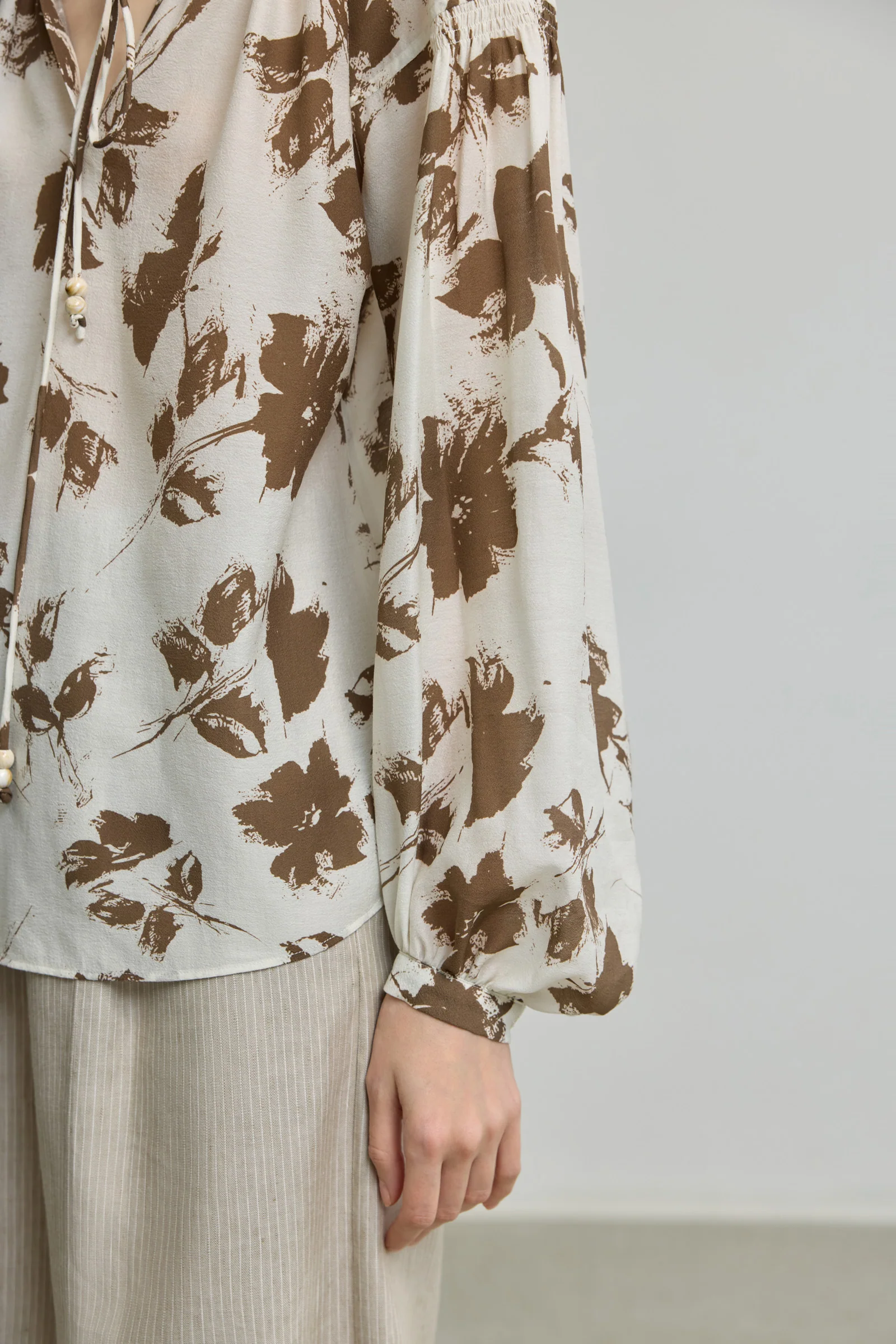 LILY Vintage Print Relaxed Pullover Top - Image 8