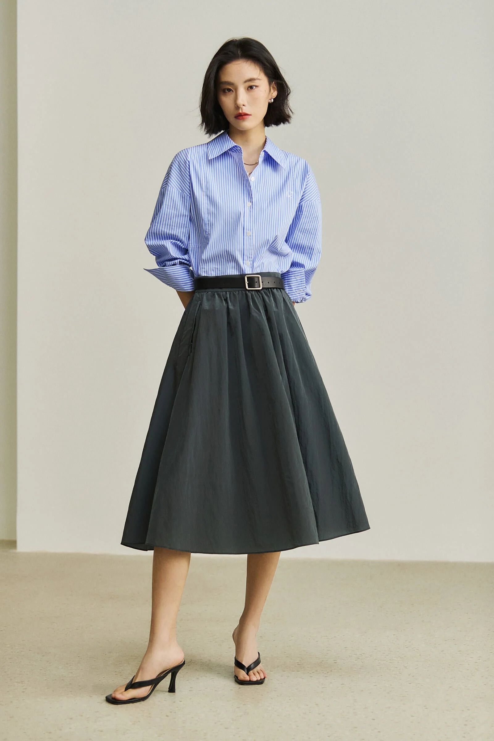 LILY Water-Repellent A-line Skirt - Image 3