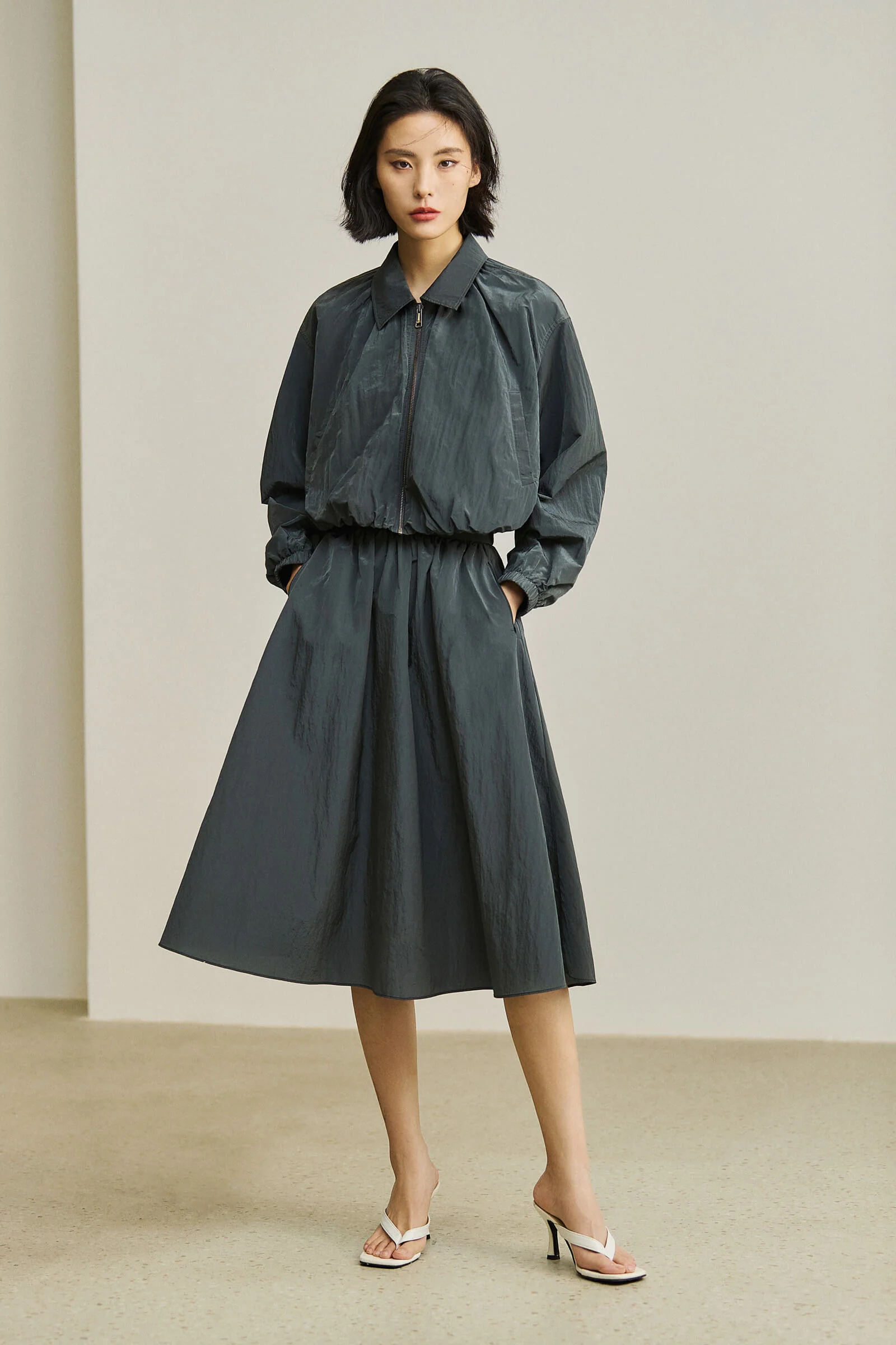 LILY Water-Repellent A-line Skirt - Image 5