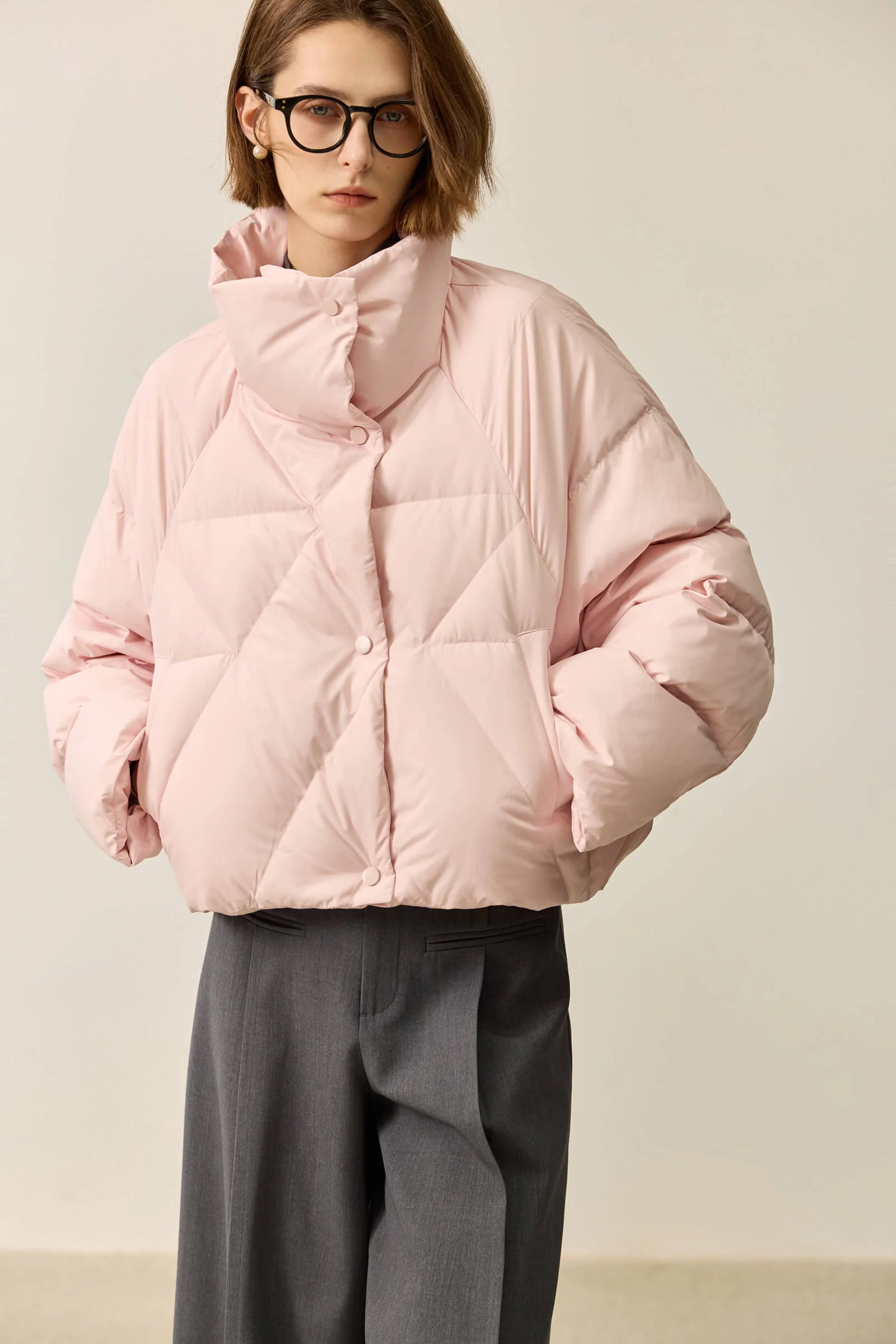 LILY White Duck Down Ultra-Light Down Jacket - Image 11