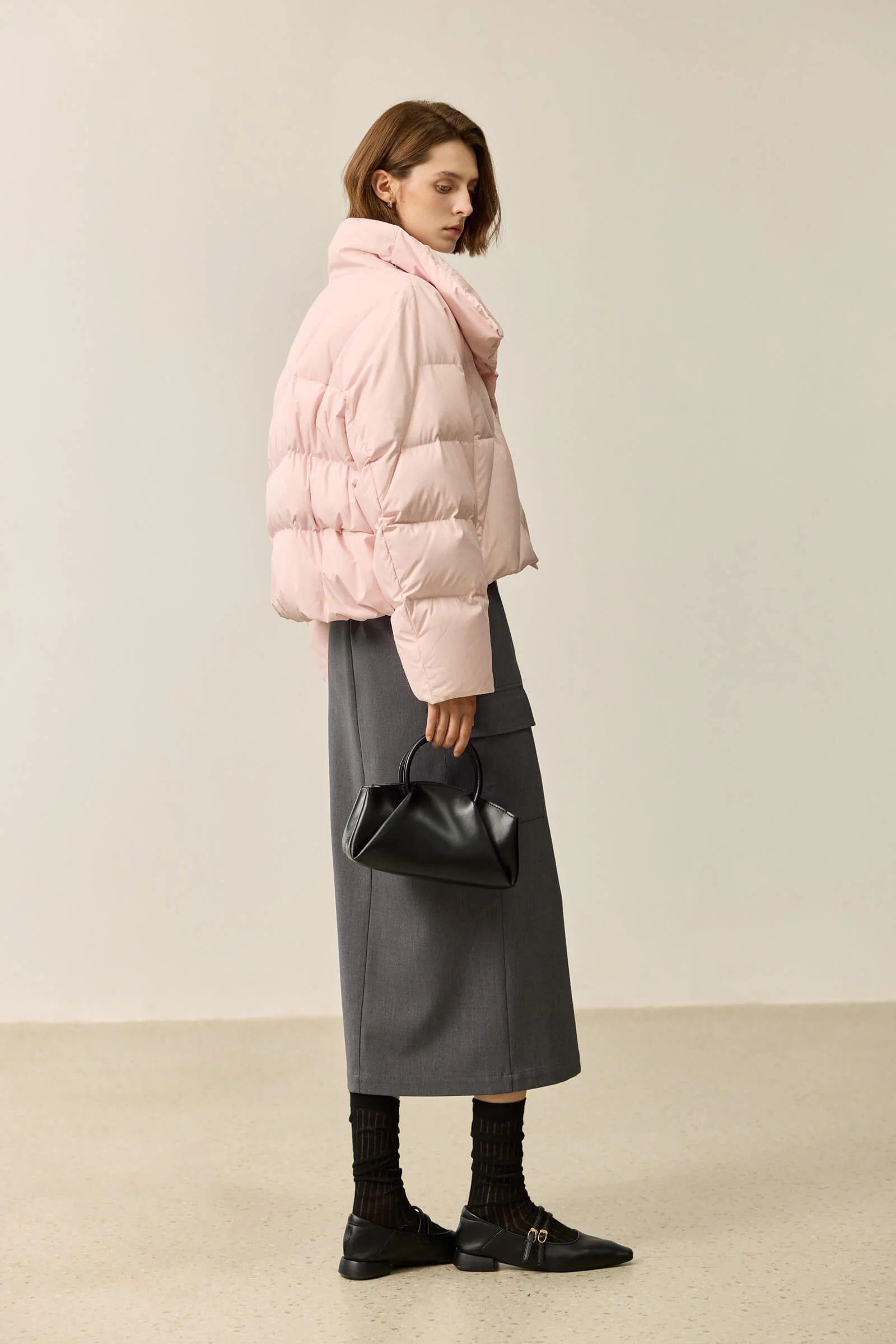 LILY White Duck Down Ultra-Light Down Jacket - Image 13