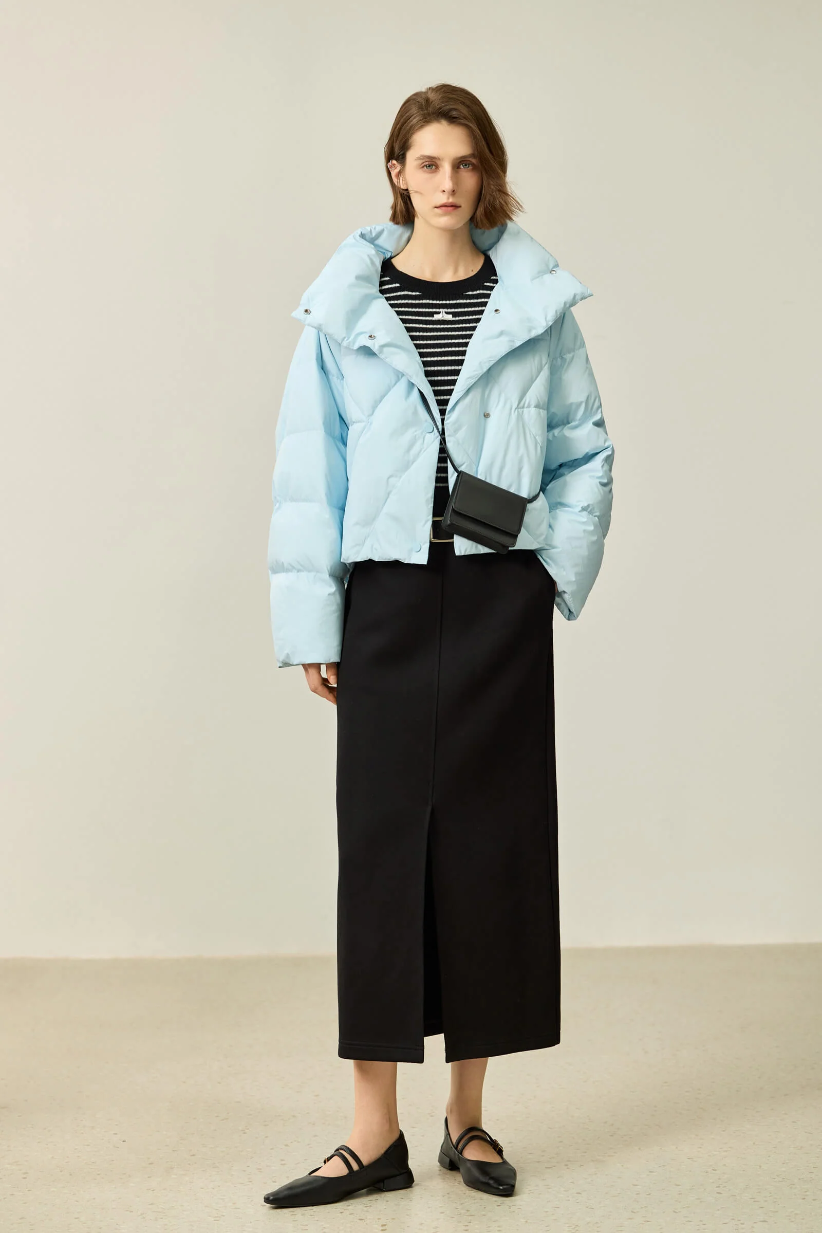 LILY White Duck Down Ultra-Light Down Jacket - Image 22