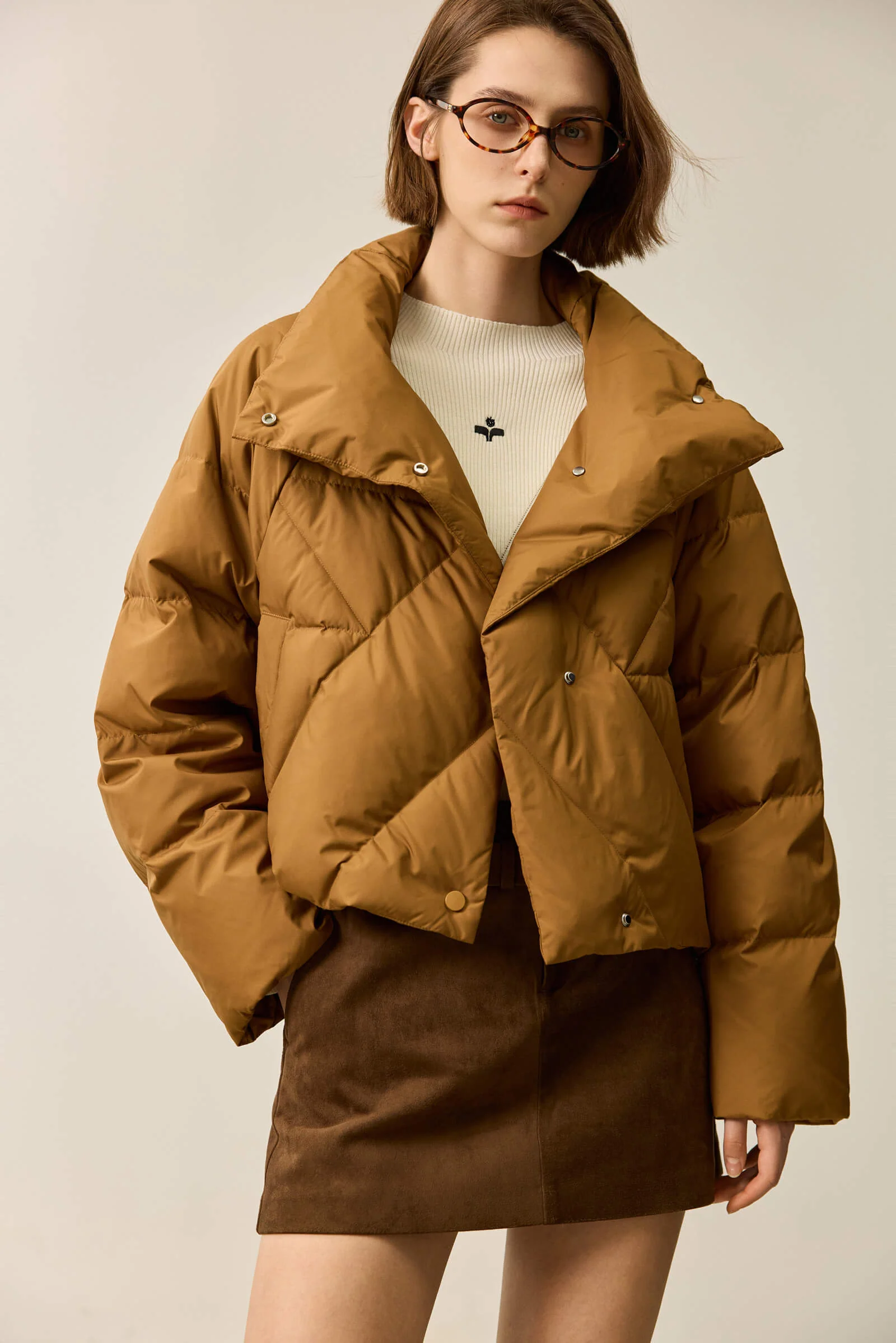 LILY White Duck Down Ultra-Light Down Jacket - Image 24