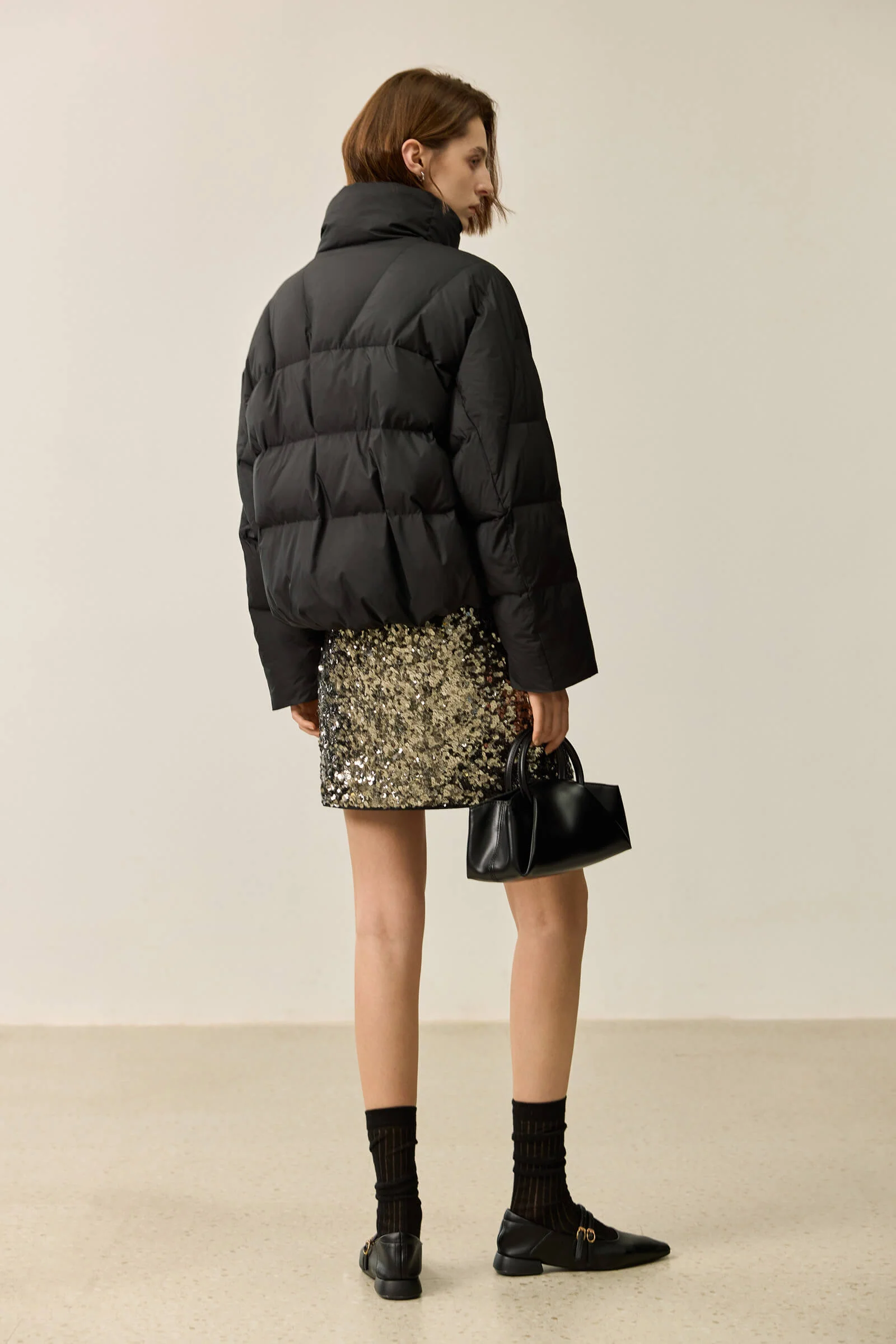 LILY White Duck Down Ultra-Light Down Jacket - Image 5