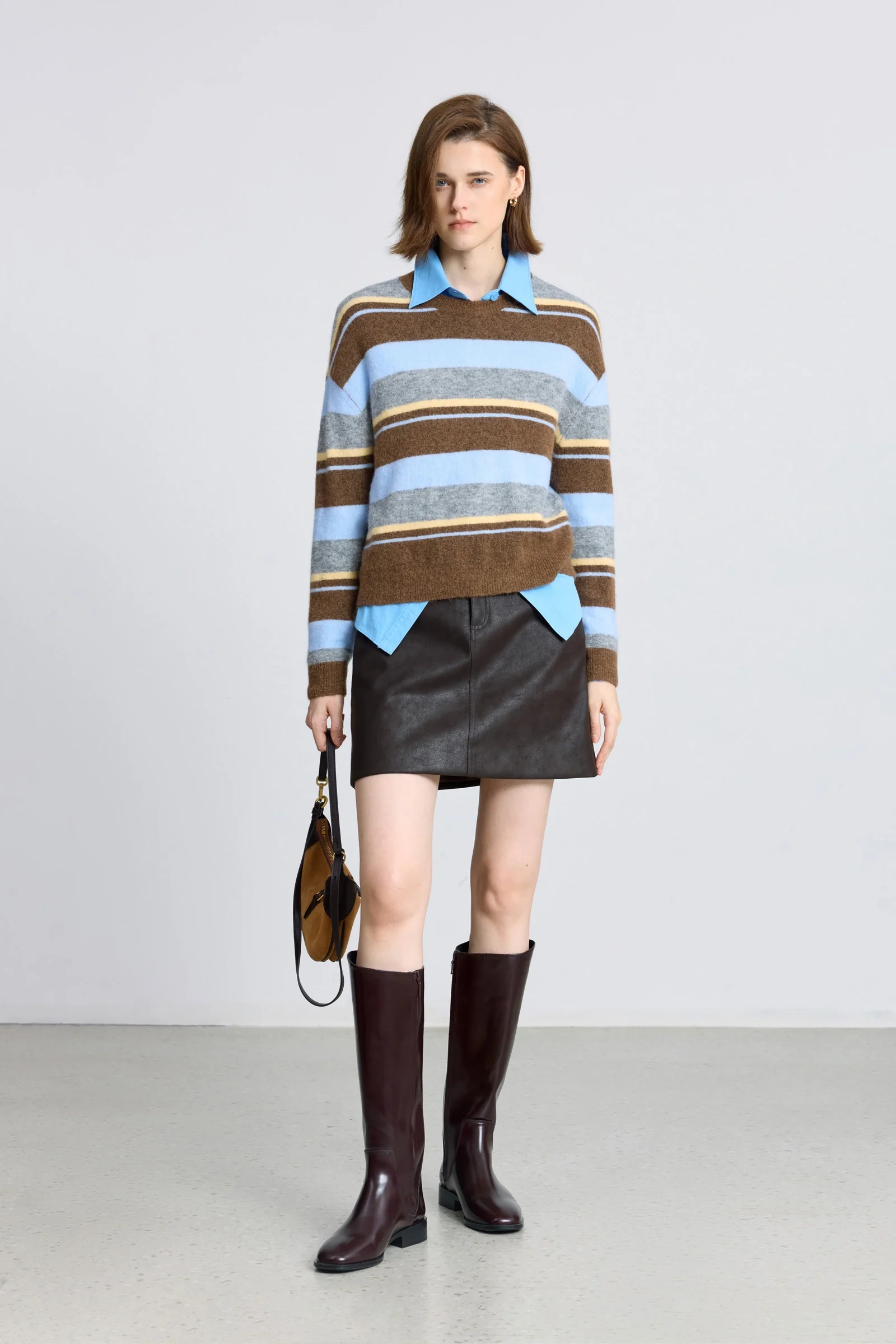 LILY Wool-Alpaca Striped Sweater - Image 10