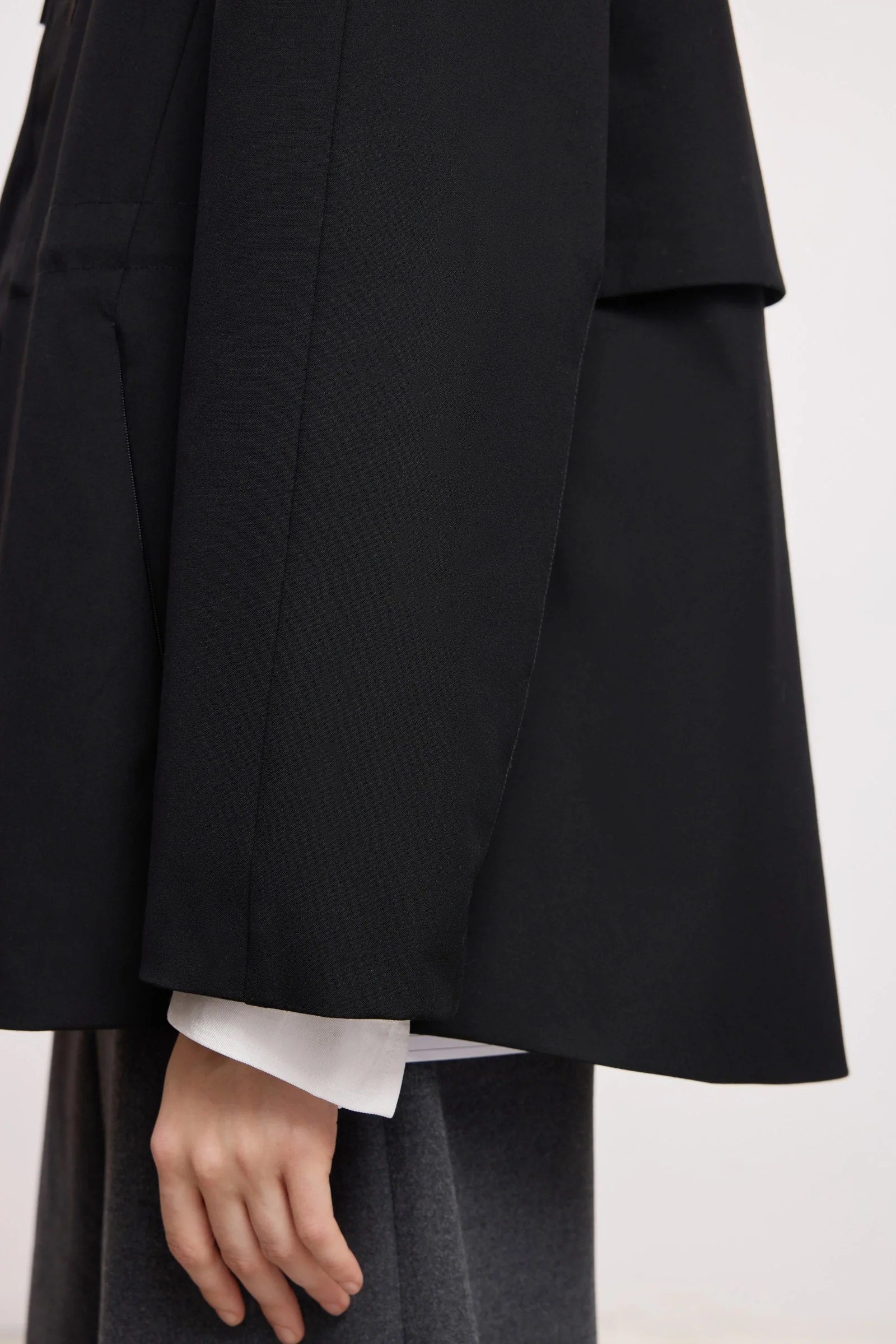 LILY Wool-Blend Drawstring Down Coat - Image 8
