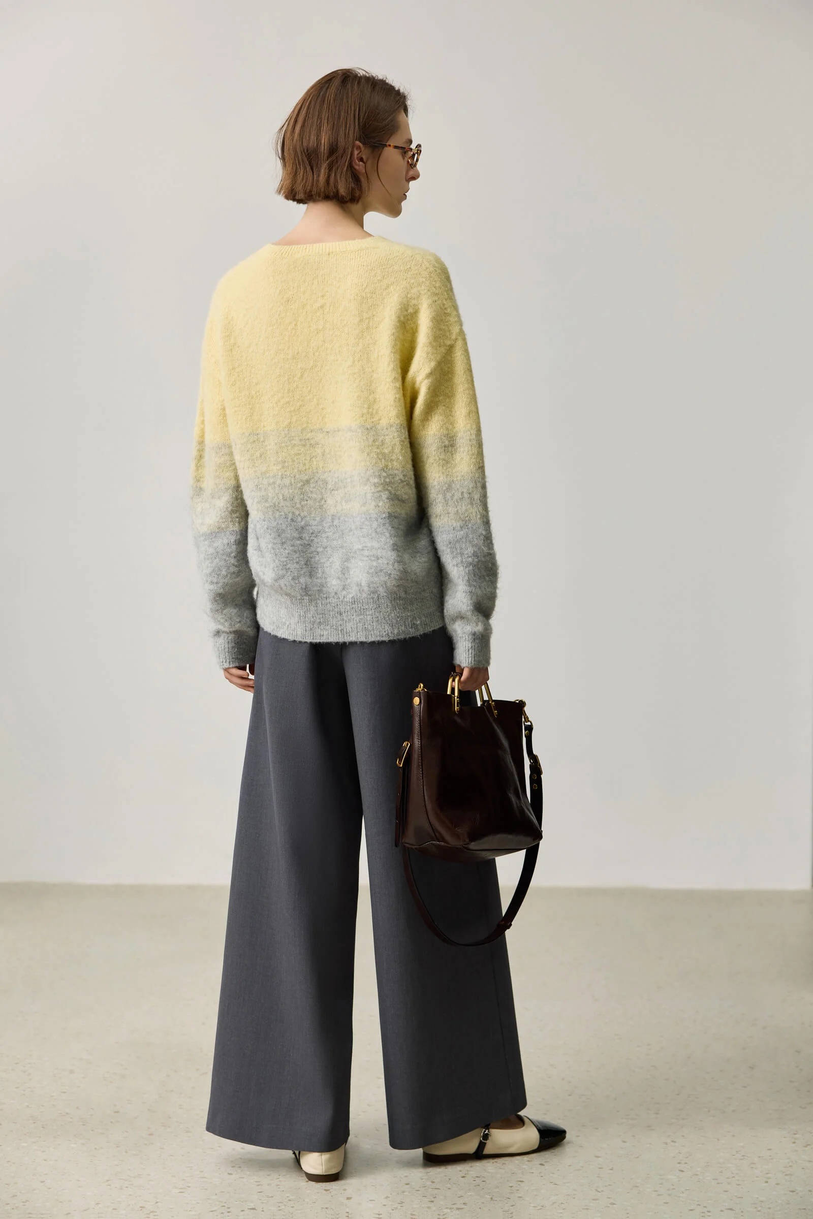 LILY Wool Blend Mohair Crewneck Sweater - Image 5