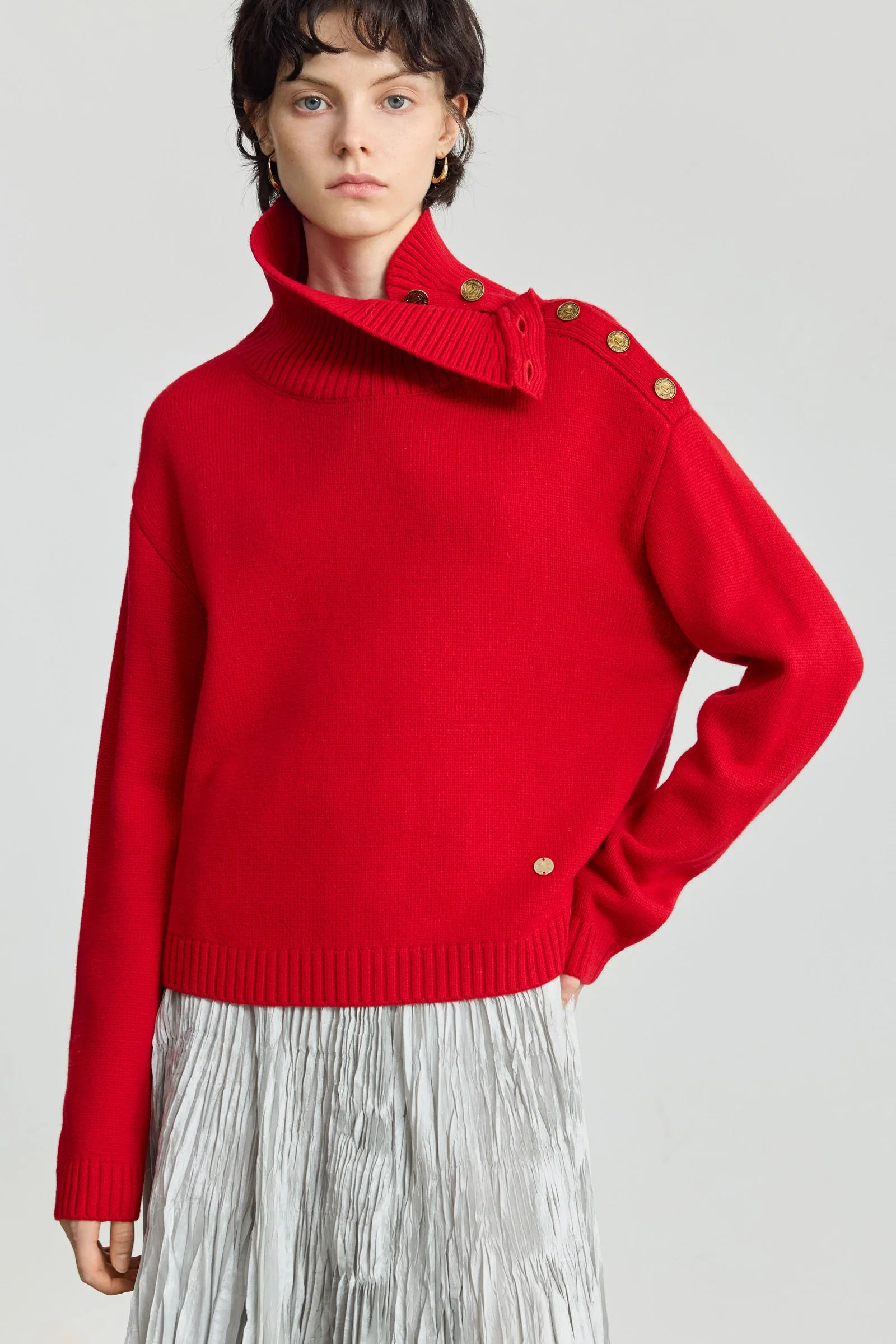 LILY Wool-Blend Turtleneck Sweater - Image 5