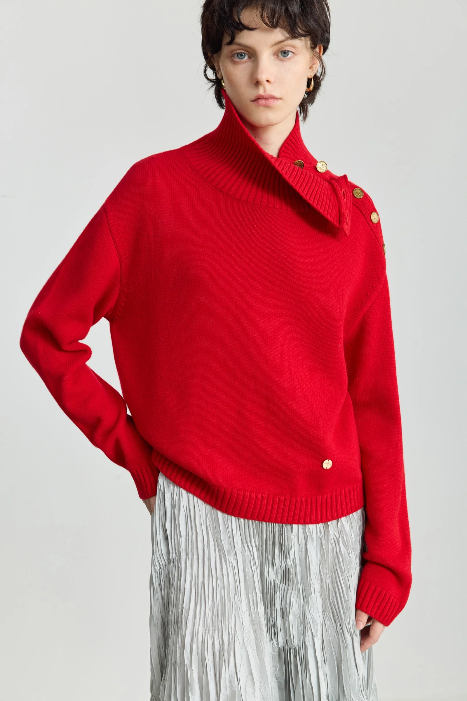 LILY Wool-Blend Turtleneck Sweater - Image 7
