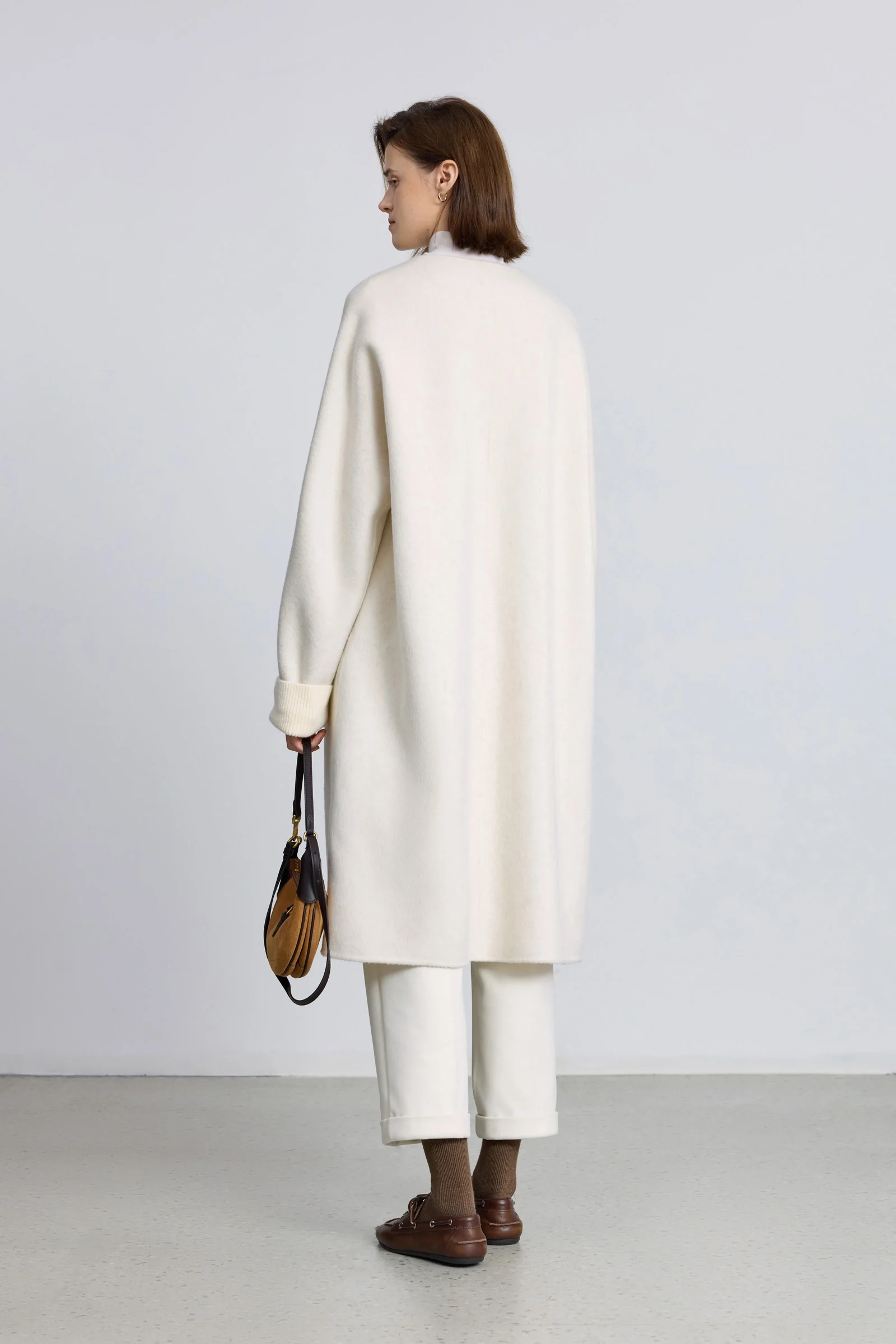 LILY Wool-Camel-Silk Blend Coat - Image 3