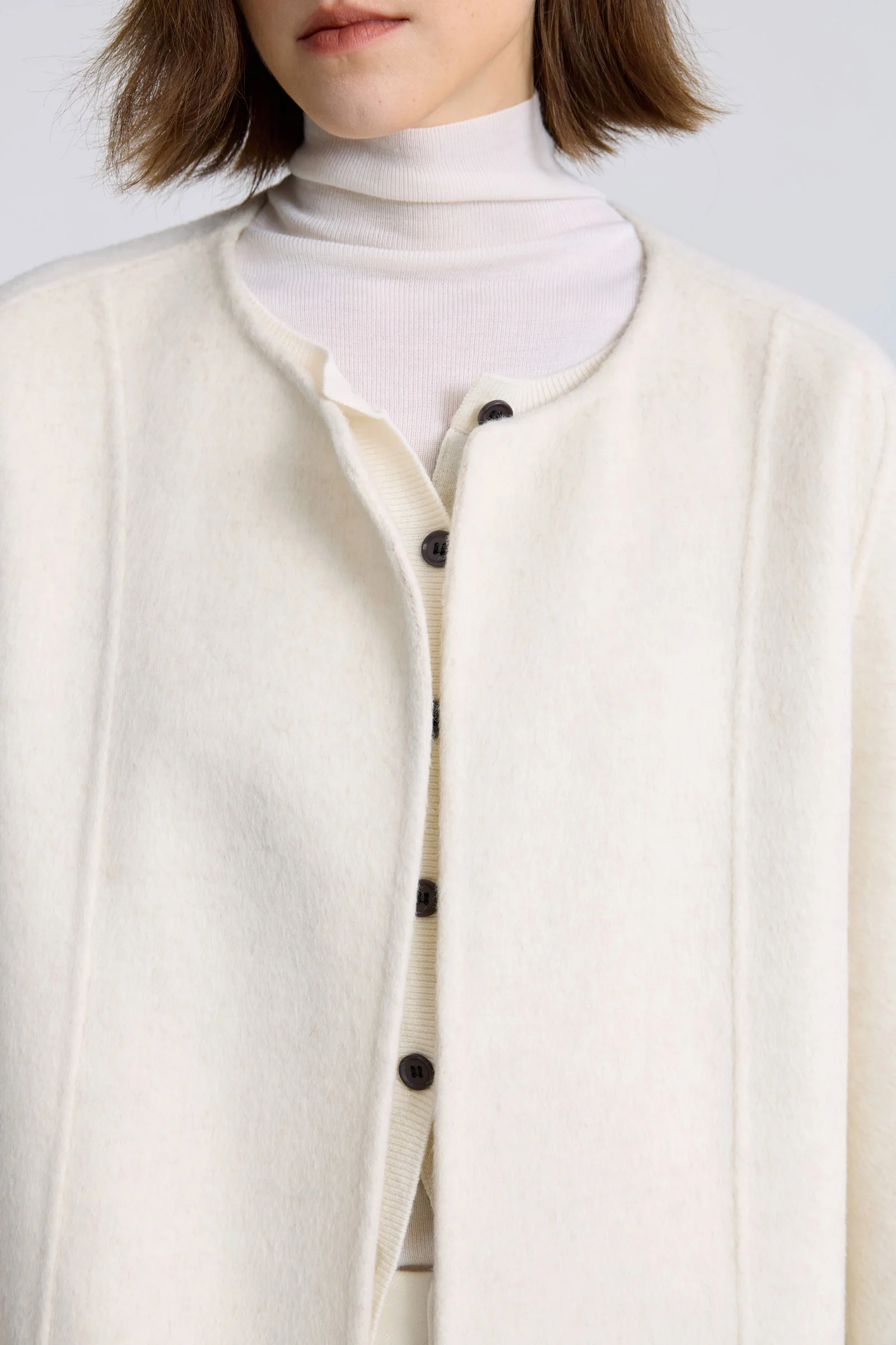 LILY Wool-Camel-Silk Blend Coat - Image 7