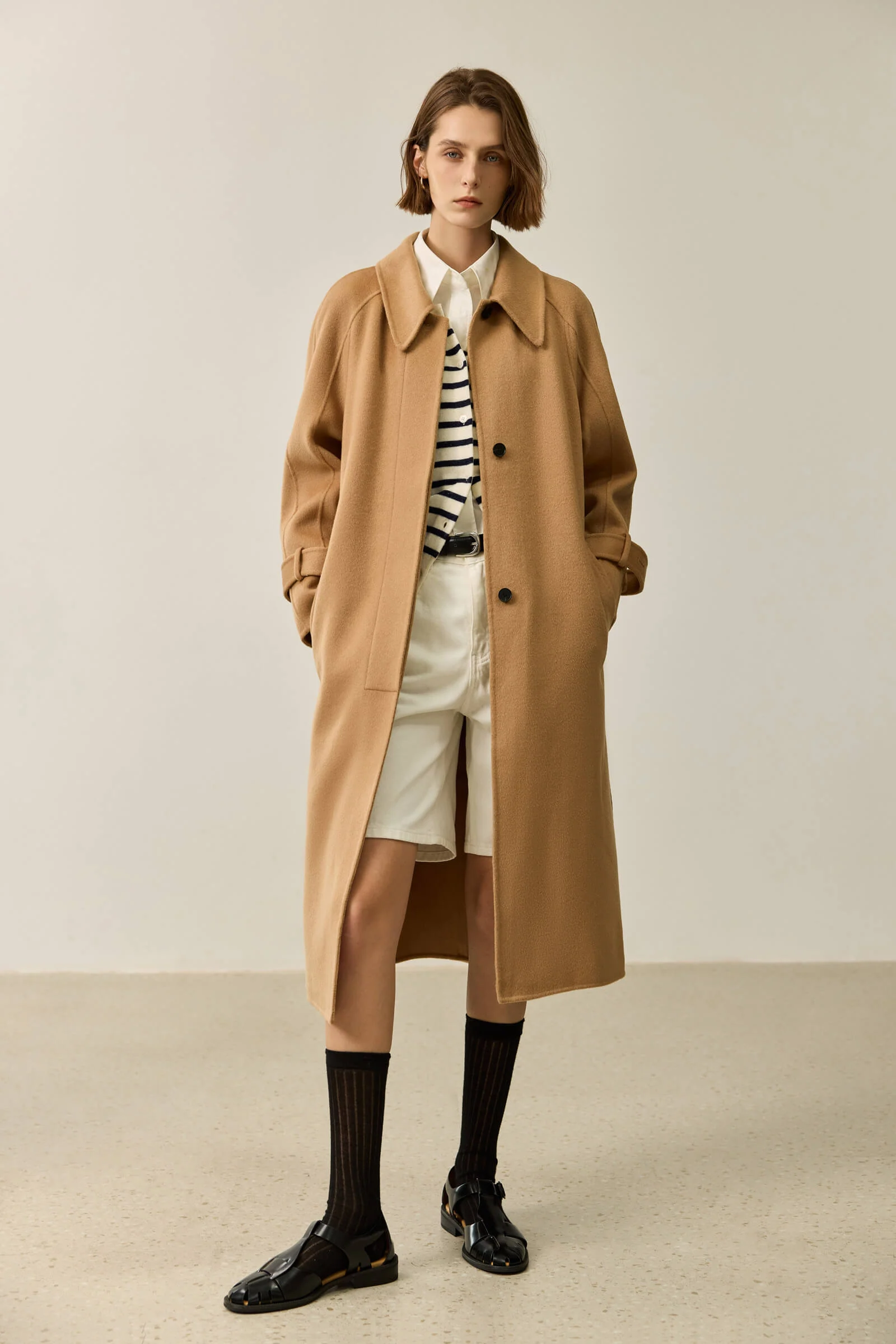 LILY Wool Mélange Double-Faced Coat - Image 3