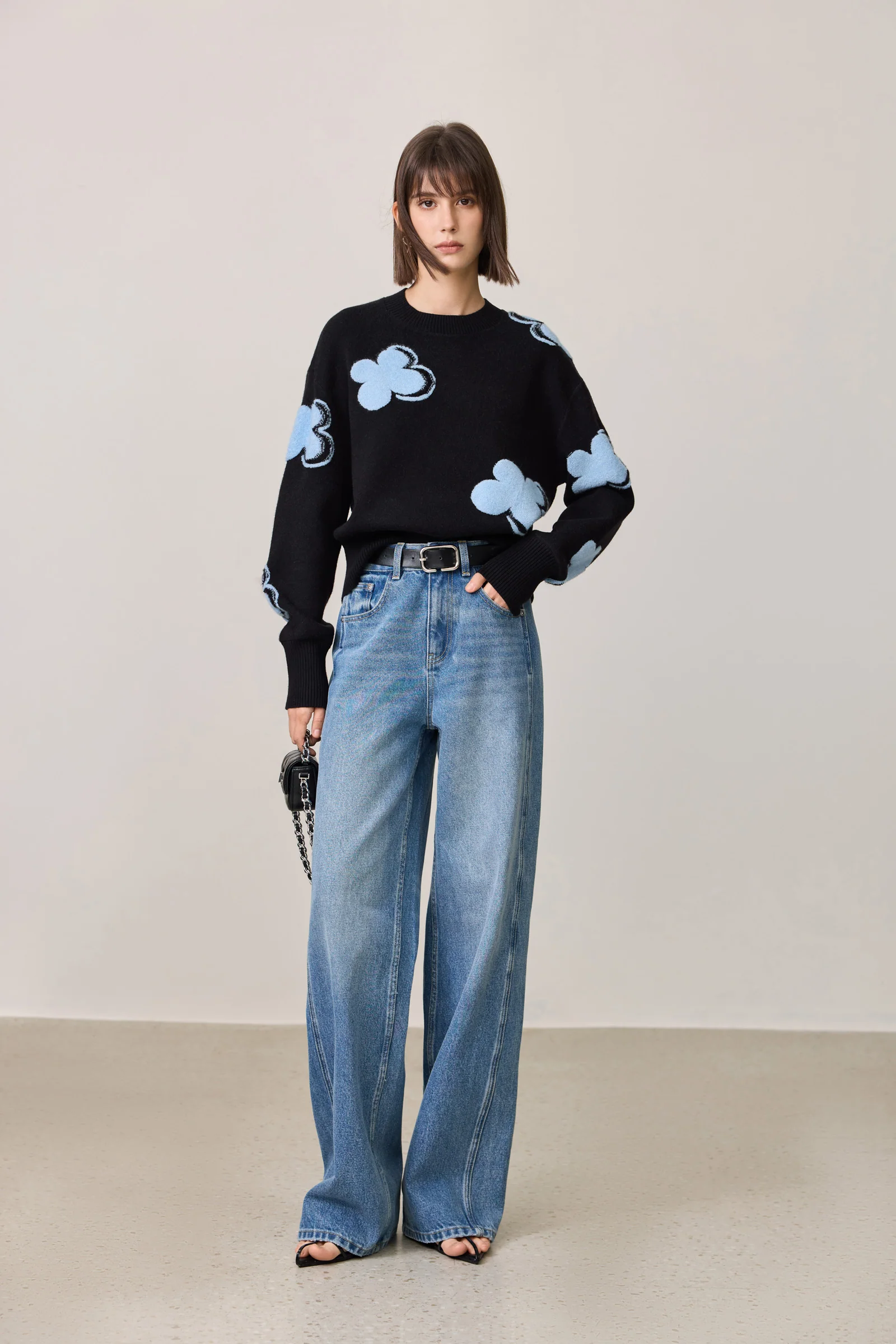 [Lucky Flowers] LILY Flowers Knit Sweater - Image 17