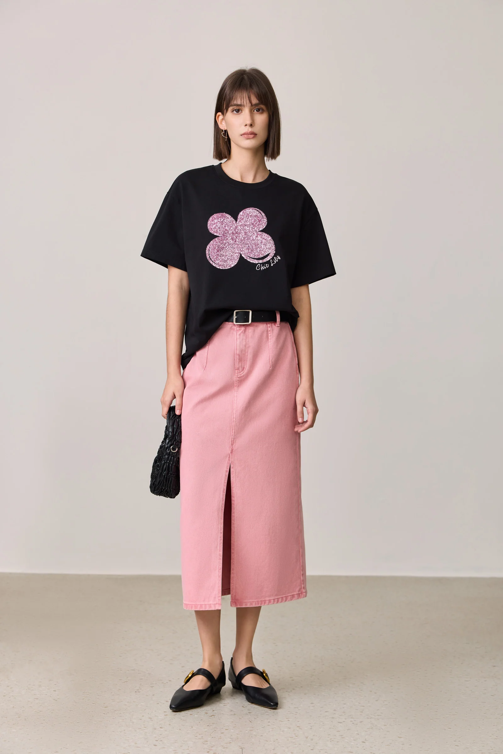 [Lucky Flowers] LILY Sequin Stripe T-Shirt - Image 18