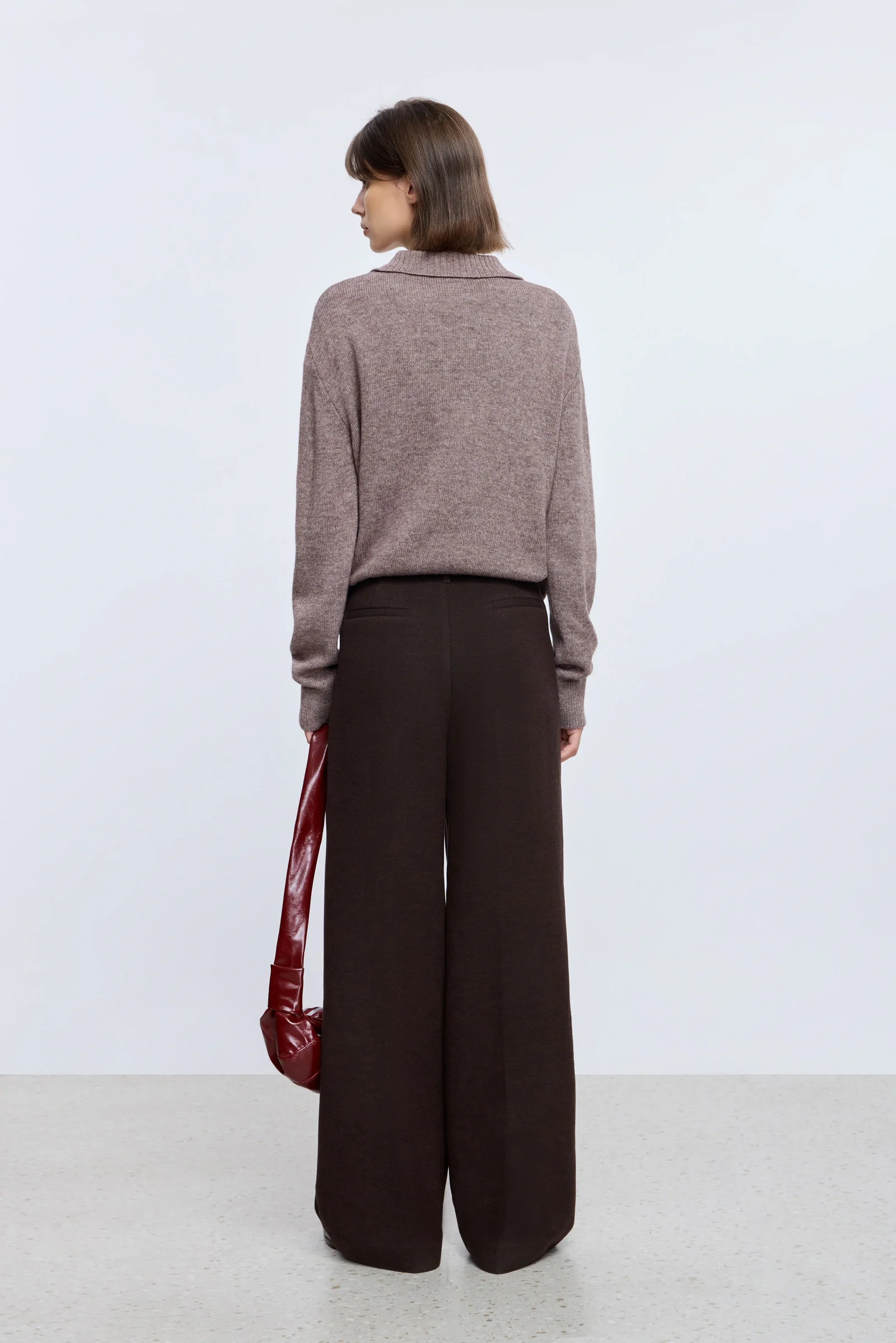 Lyocell-Acetate Wool Straight-Leg Pants - Image 4
