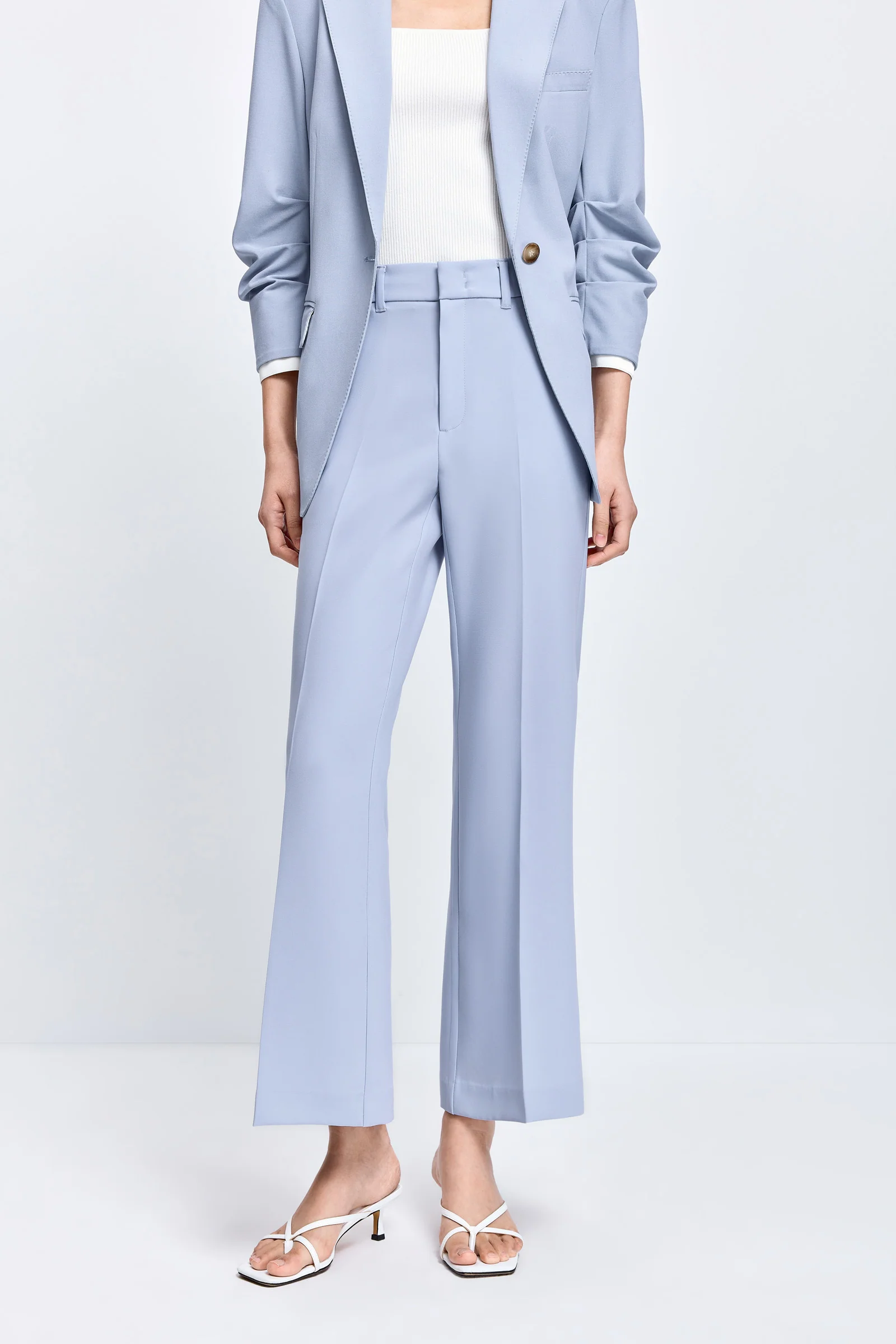 [Master Tailoring] LILY Cropped Subtle Flare Trousers - Image 2