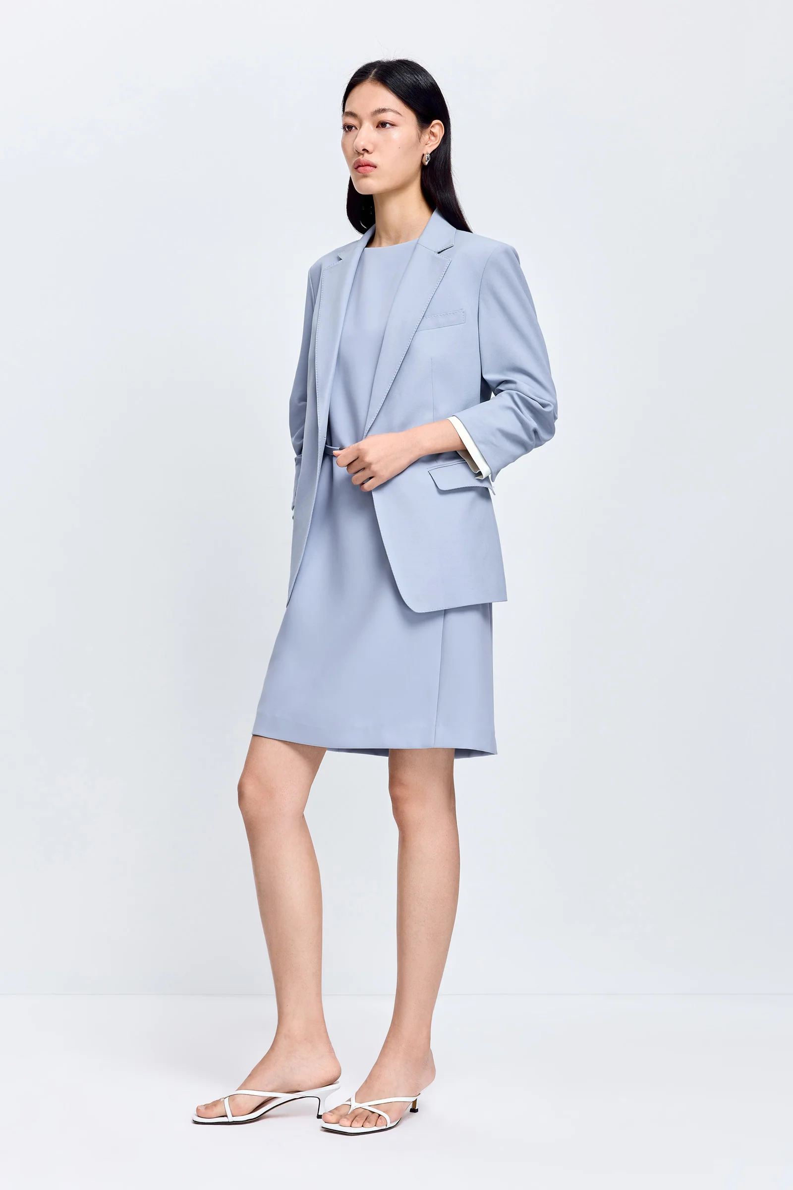 [Master Tailoring] LILY Off-Shoulder Tailored Dress - Image 10