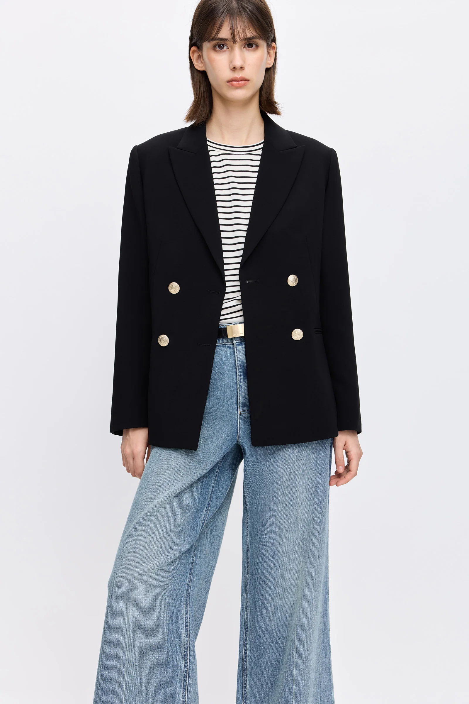 [Master Tailoring] LILY Structured Shoulder Blazer - Image 3