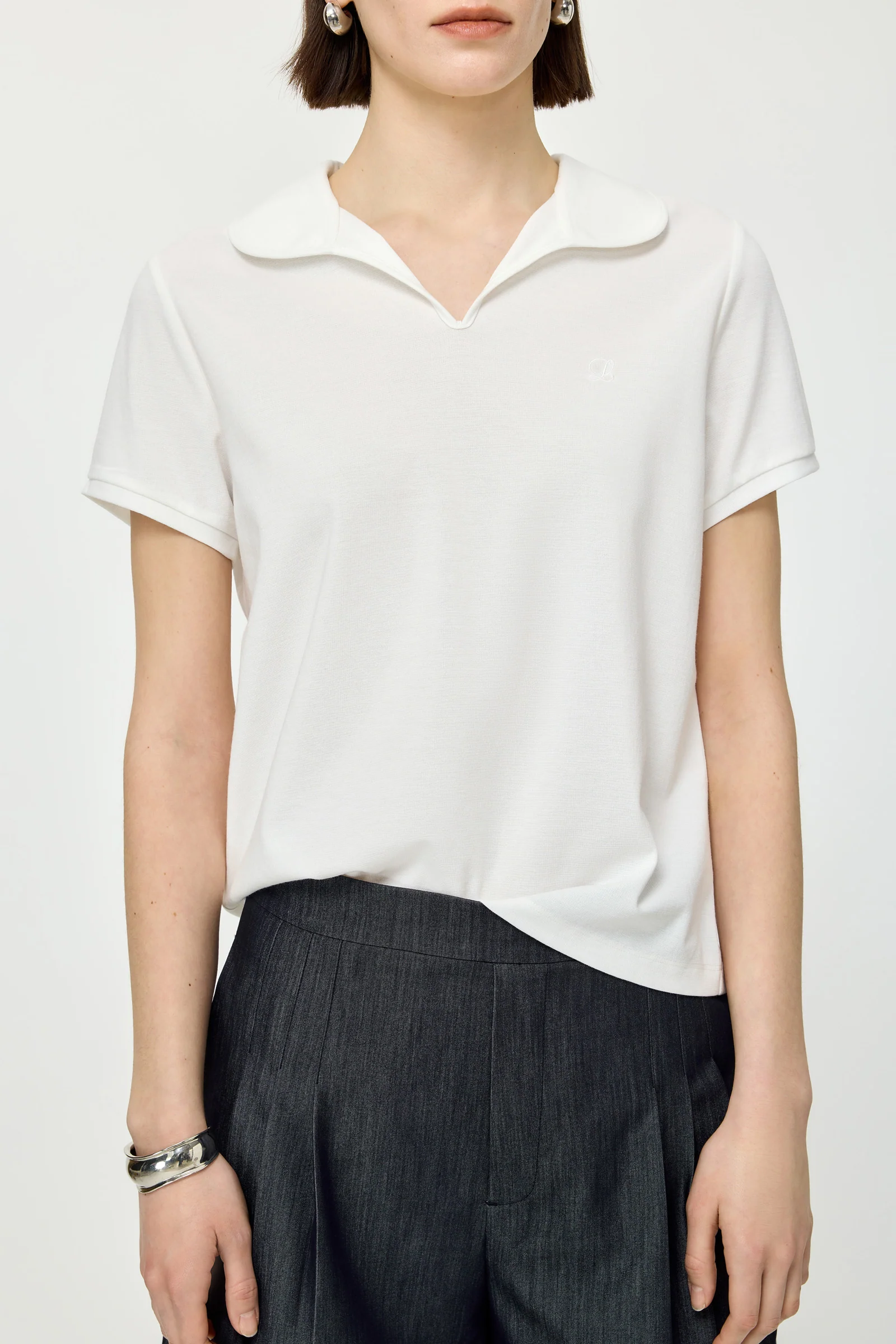 Notch Collar Tee - Image 13