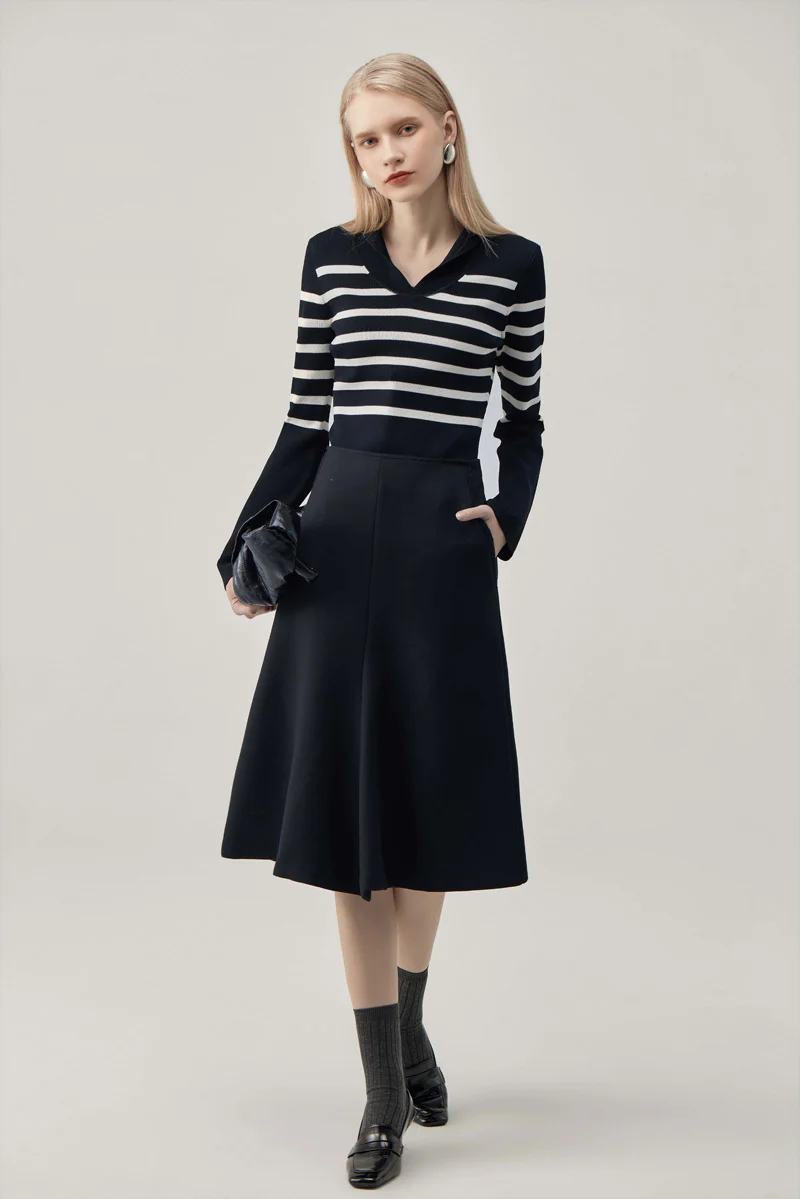 Polo Stretch-Knit Top - Image 11