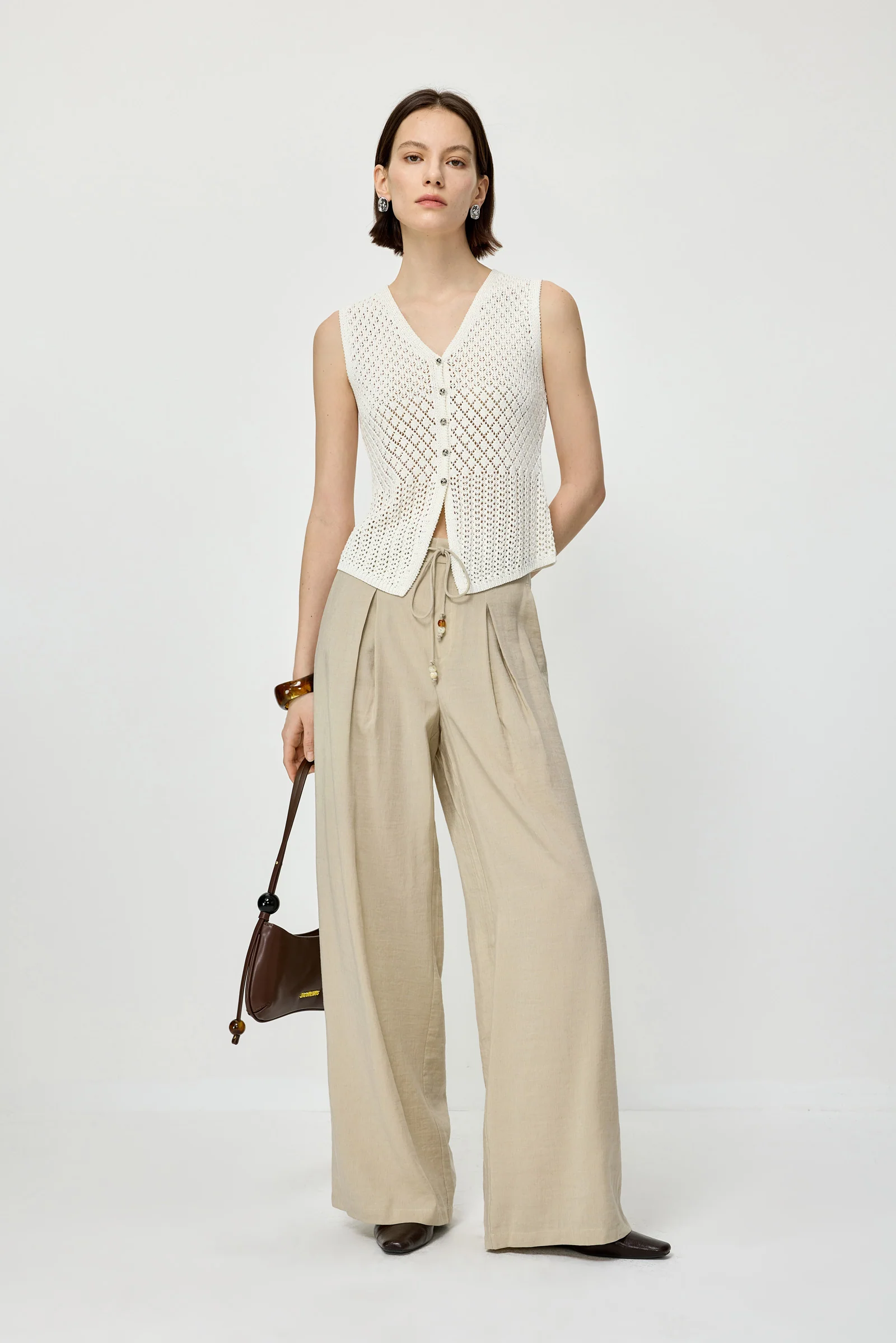 Relaxed Wide-Leg Pants - Image 2