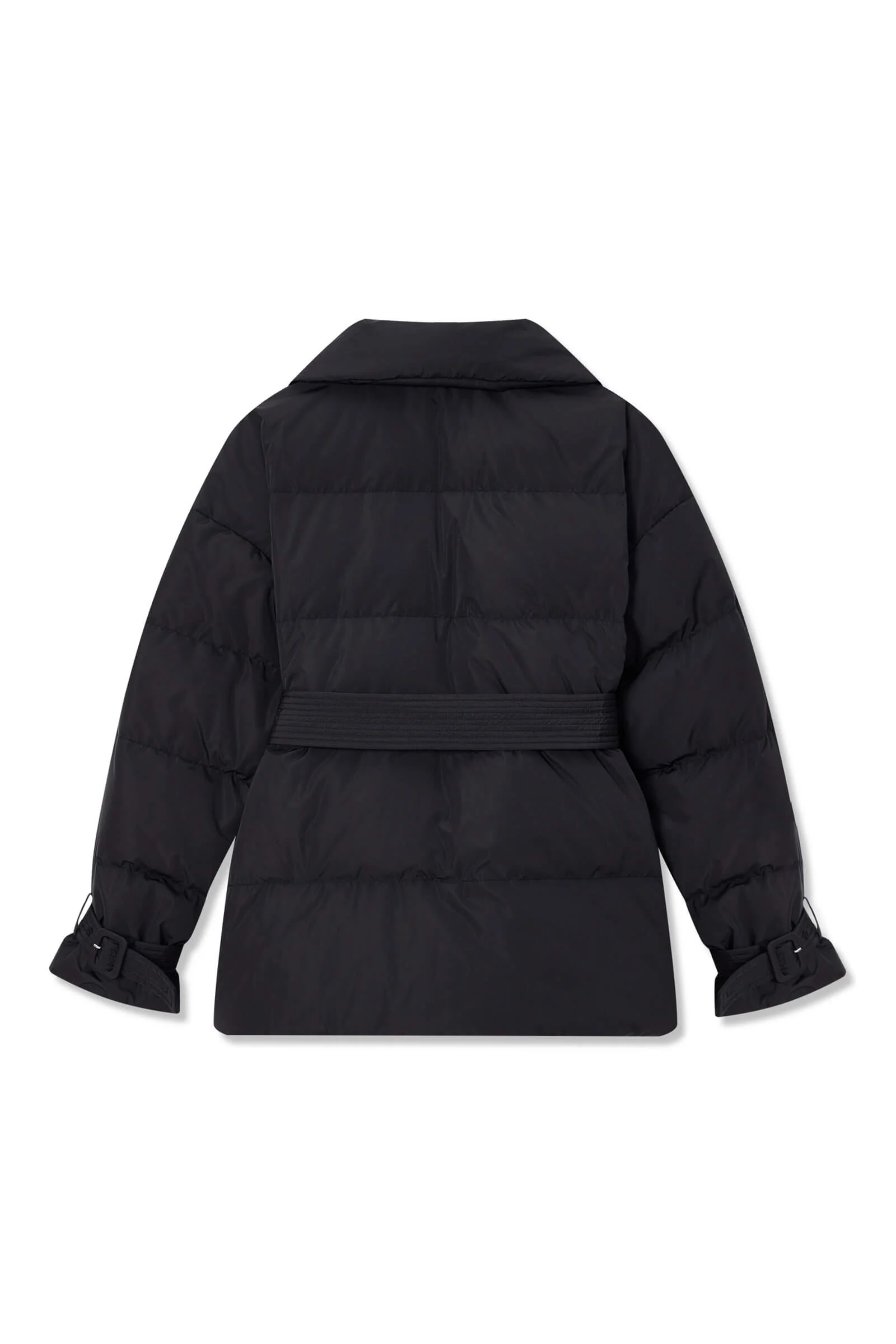 Suit-Style Puffer Jacket with Pockets - Image 6