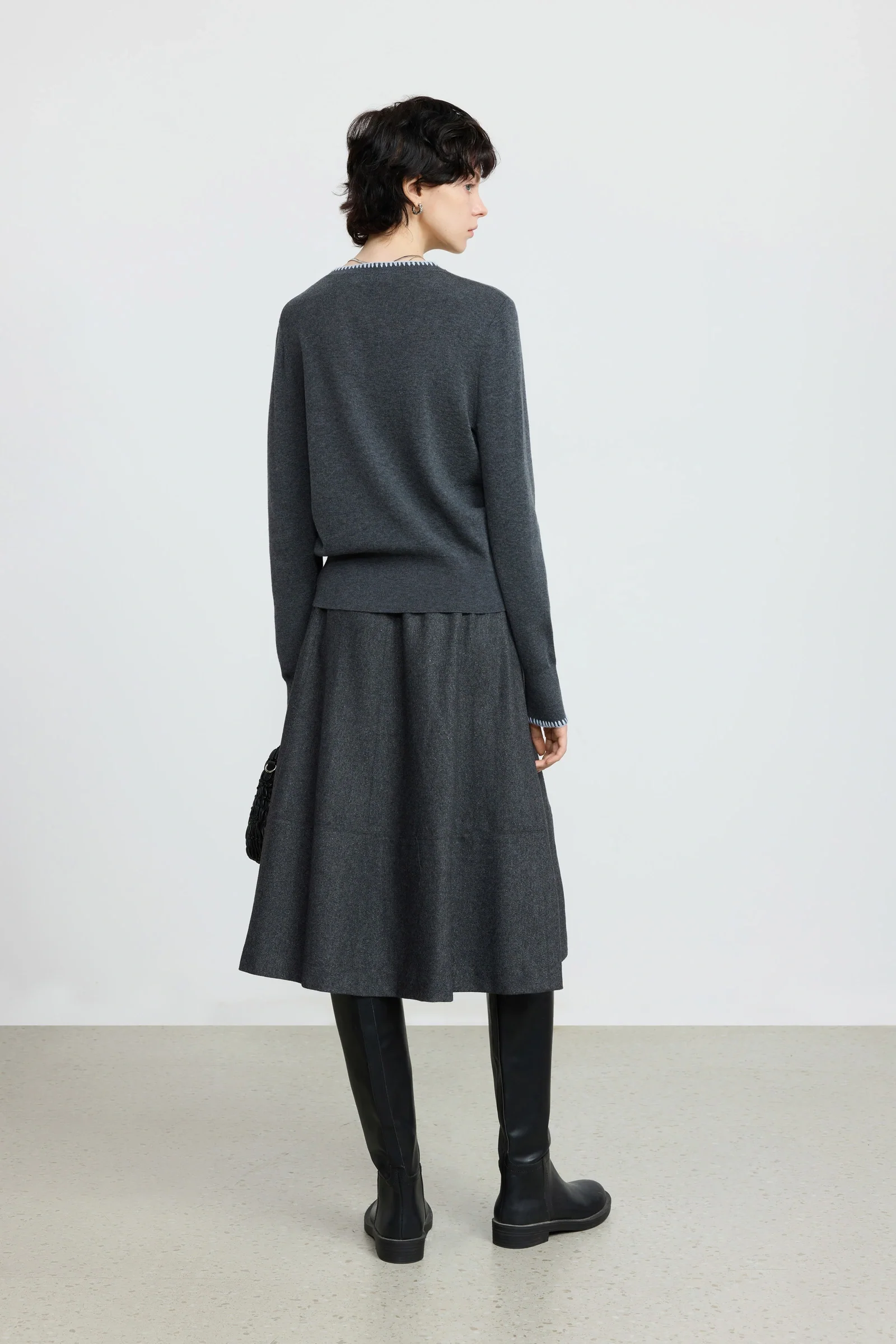 Wool-Blend Embroidered Cardigan - Image 4