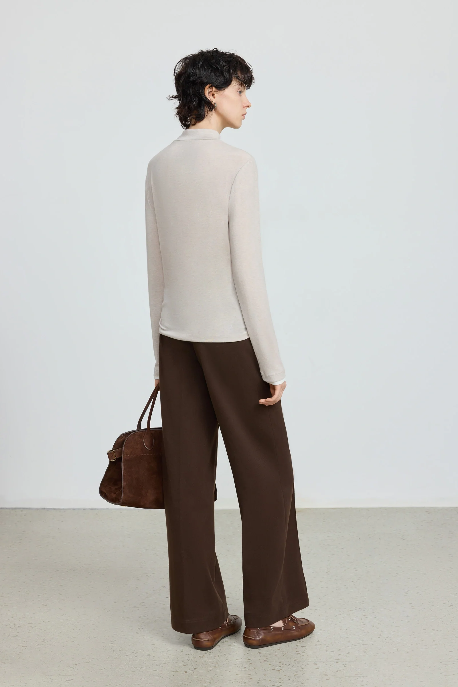 Wool-Blend Layered Knit Top - Image 11