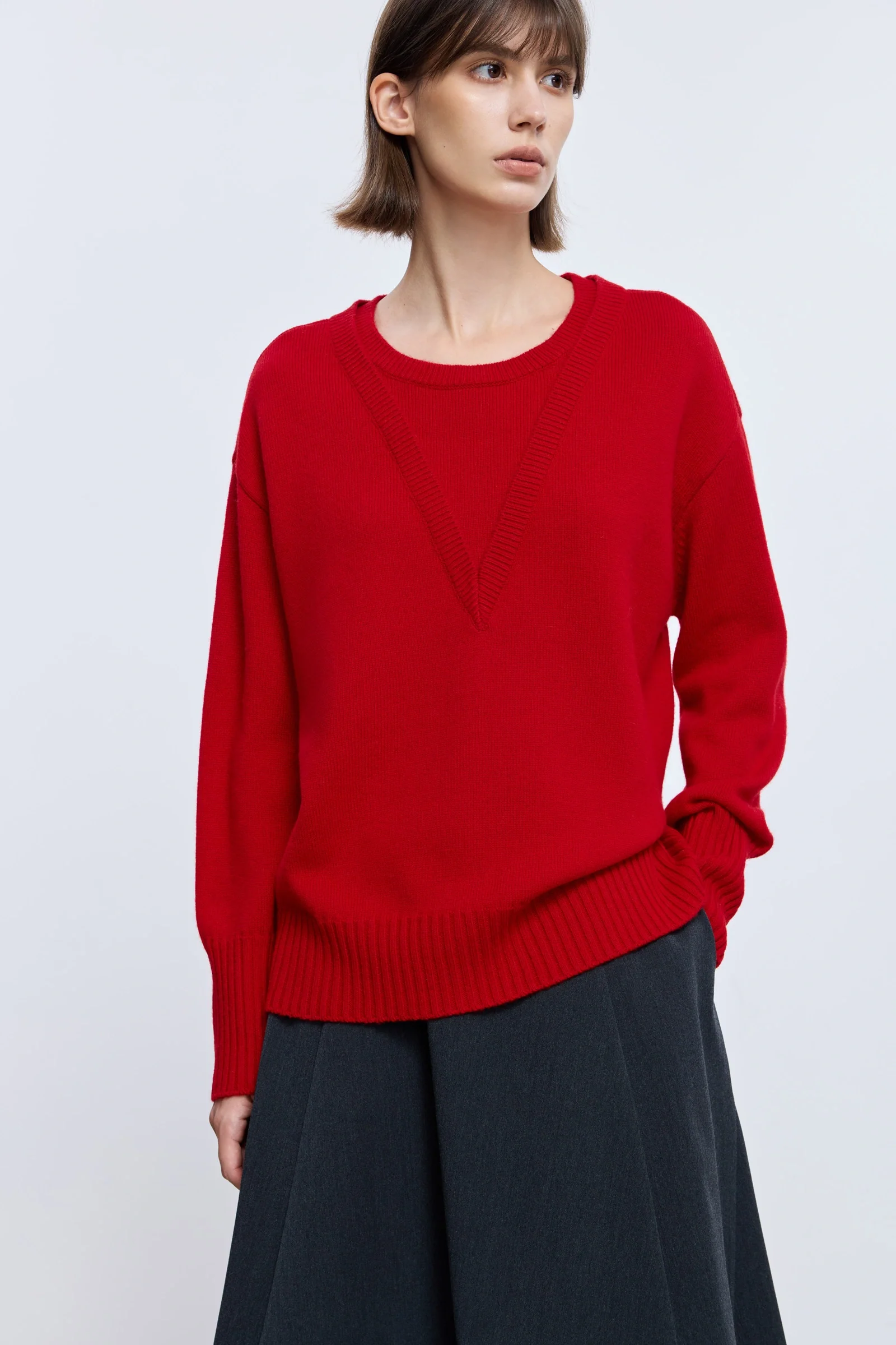 Wool-Blend Layered Pullover - Image 5