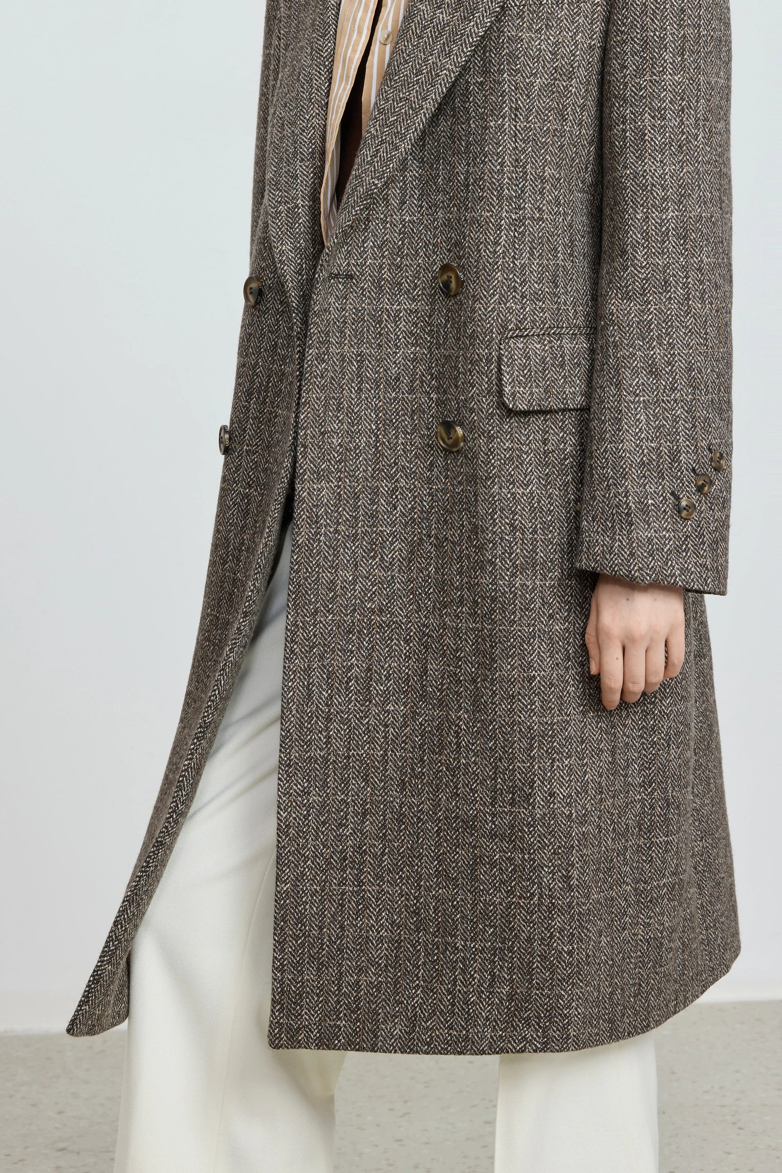 Wool-Blend Notched Coat - Image 8