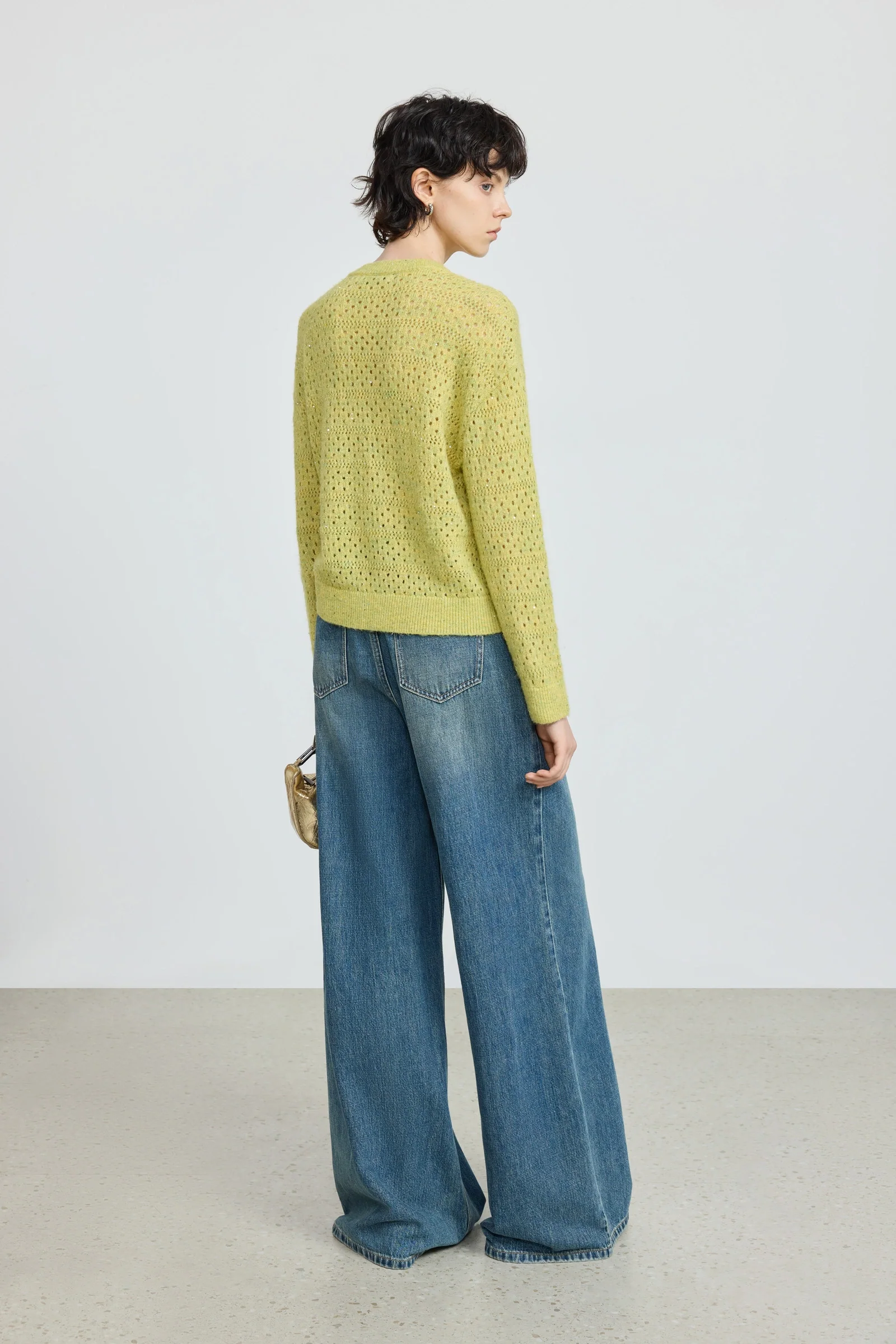 Wool-Blend Sequin Knit Sweater - Image 12