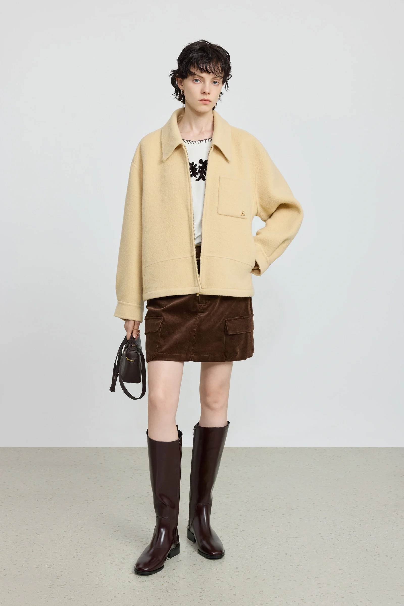 Wool-Blend Zip Jacket - Image 3