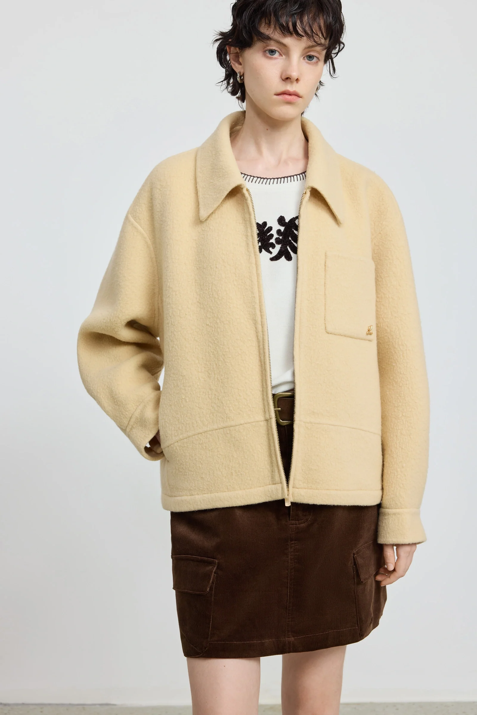 Wool-Blend Zip Jacket - Image 5