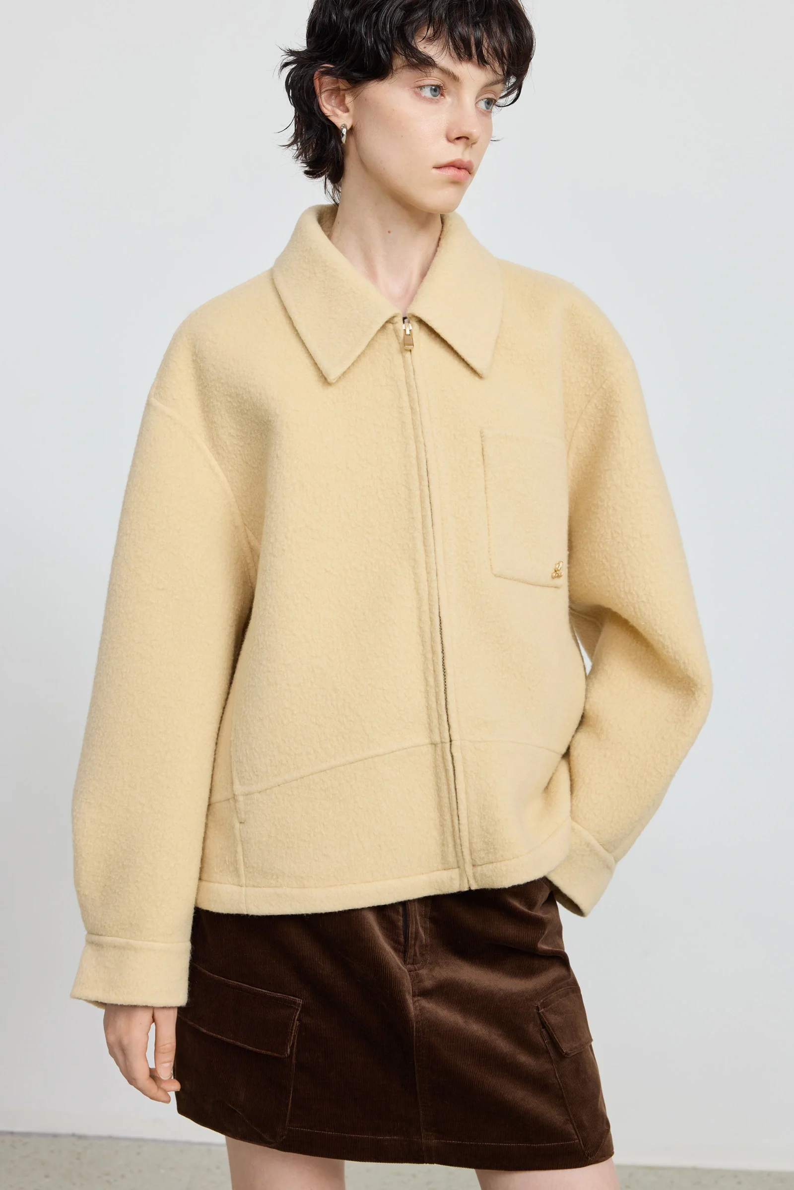 Wool-Blend Zip Jacket - Image 6