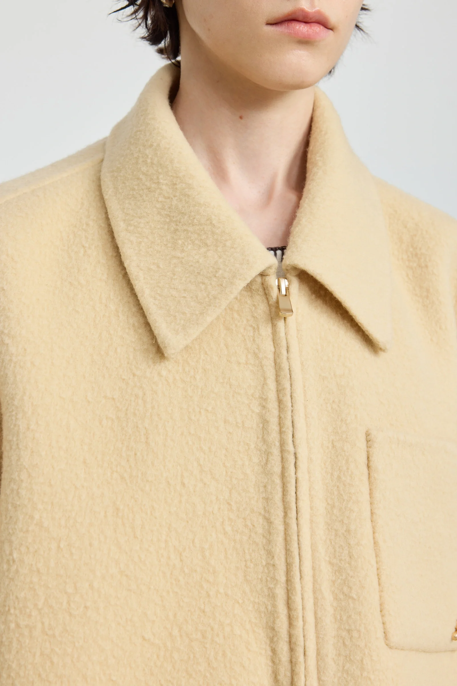 Wool-Blend Zip Jacket - Image 7