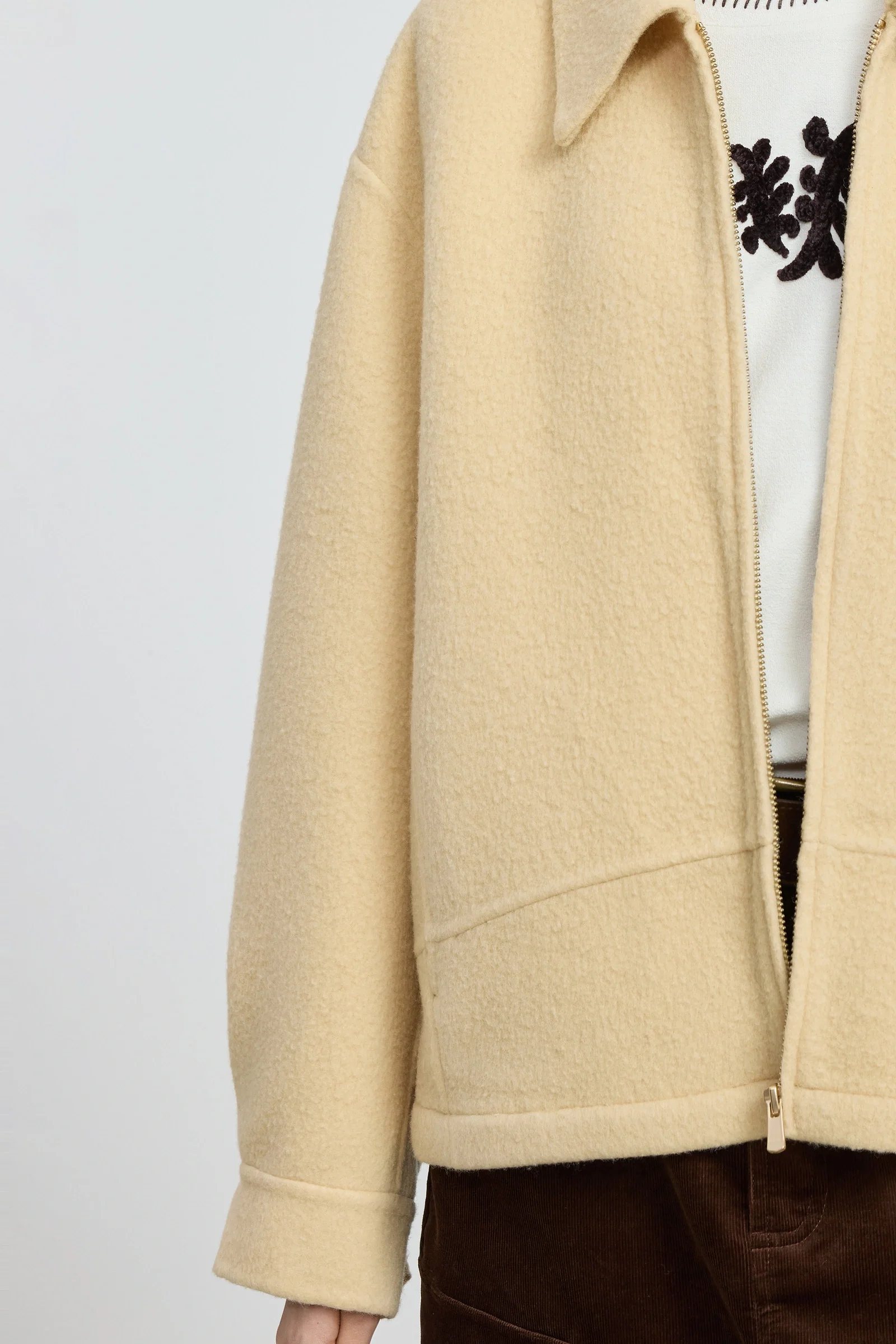 Wool-Blend Zip Jacket - Image 8
