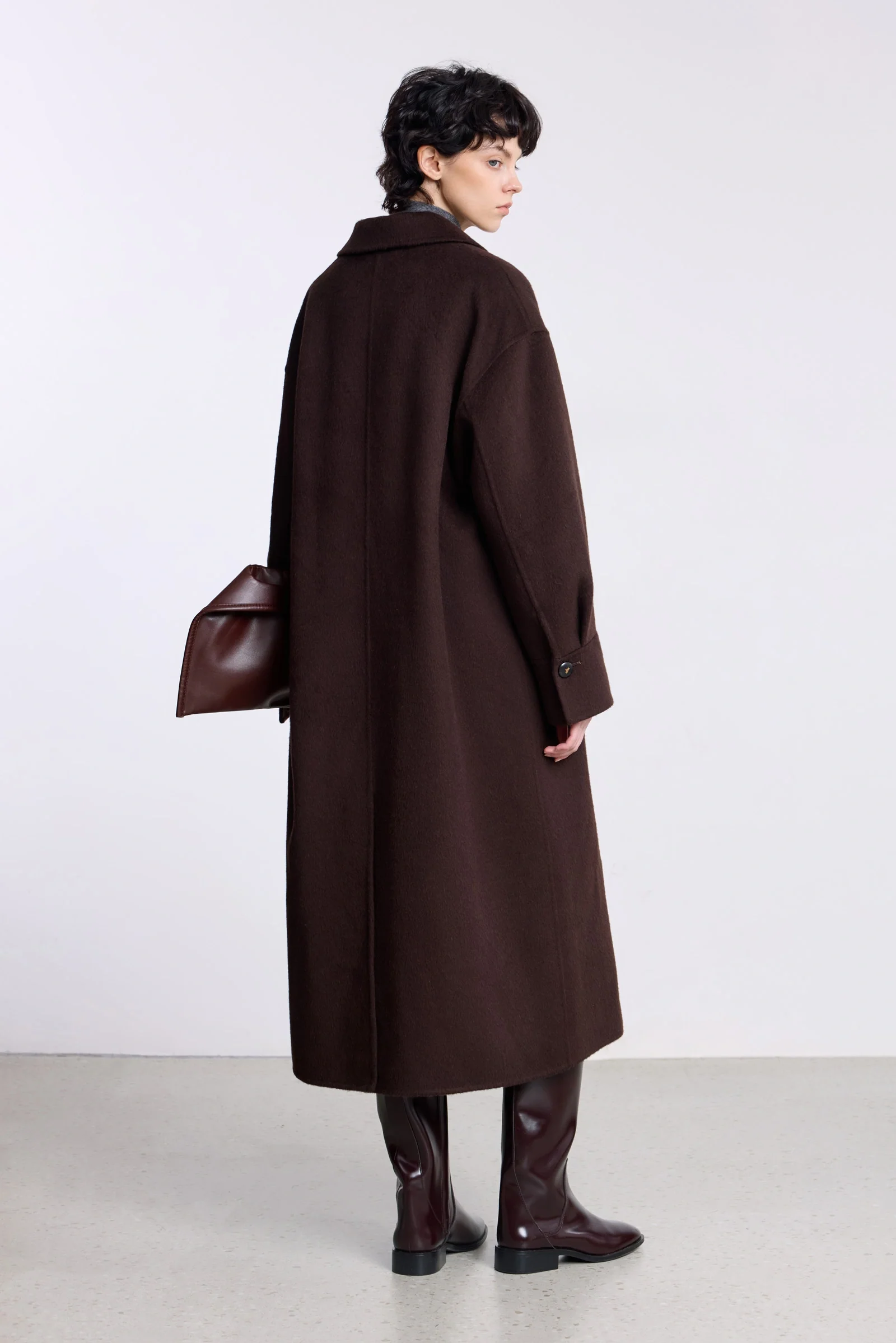 Wool-Camel Double-Faced Coat - Image 11