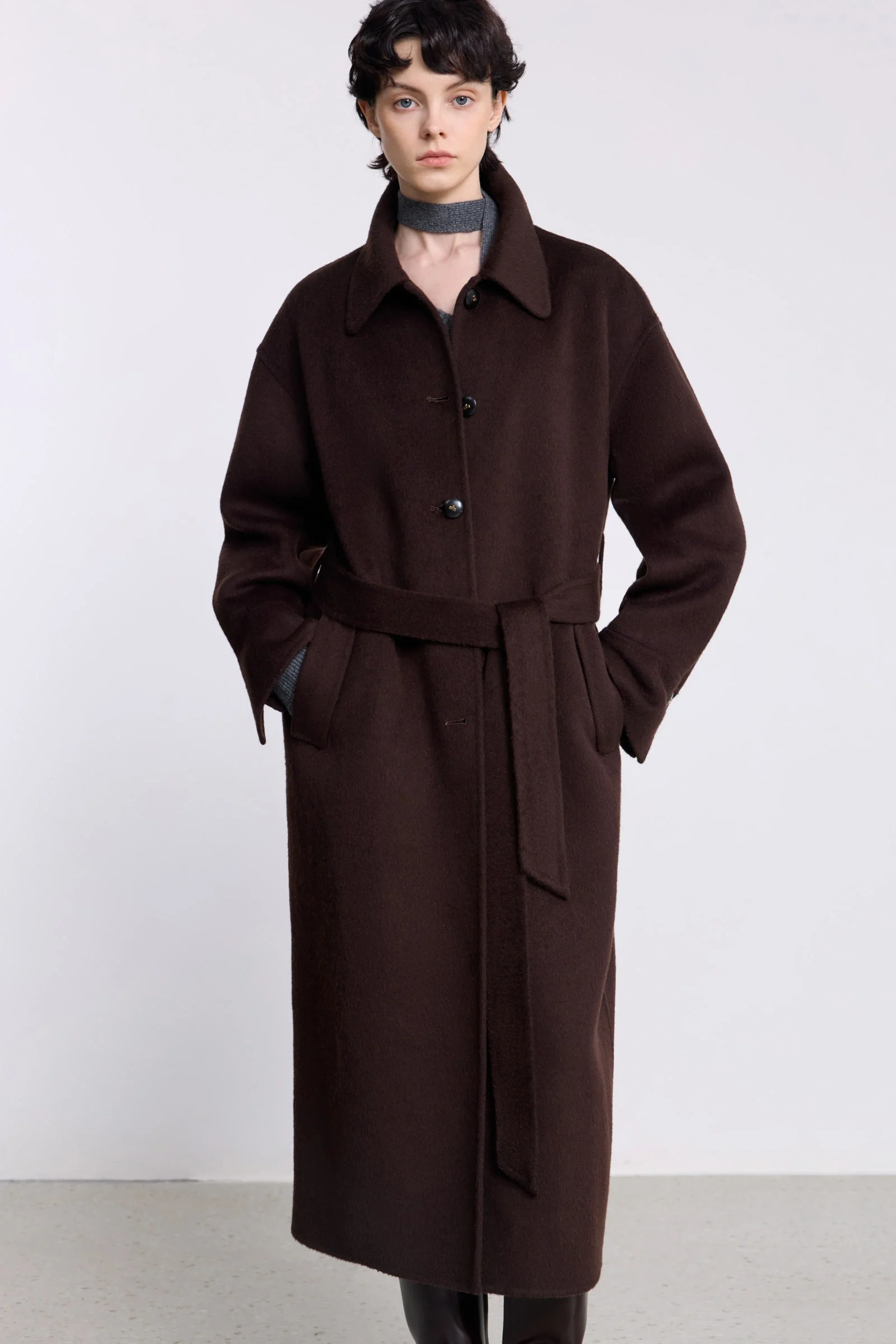Wool-Camel Double-Faced Coat - Image 12